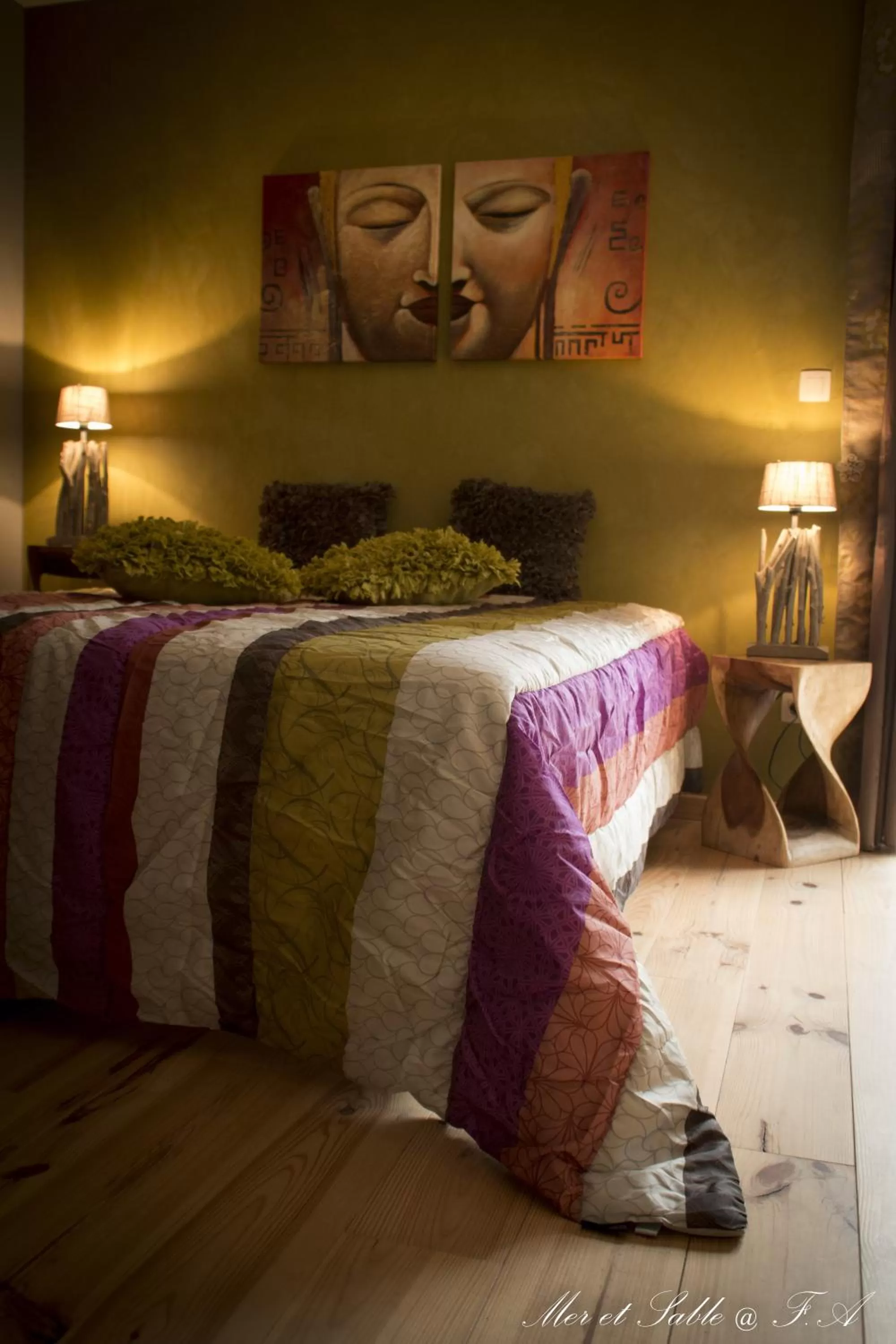 Bedroom, Bed in Mer et Sable B&B