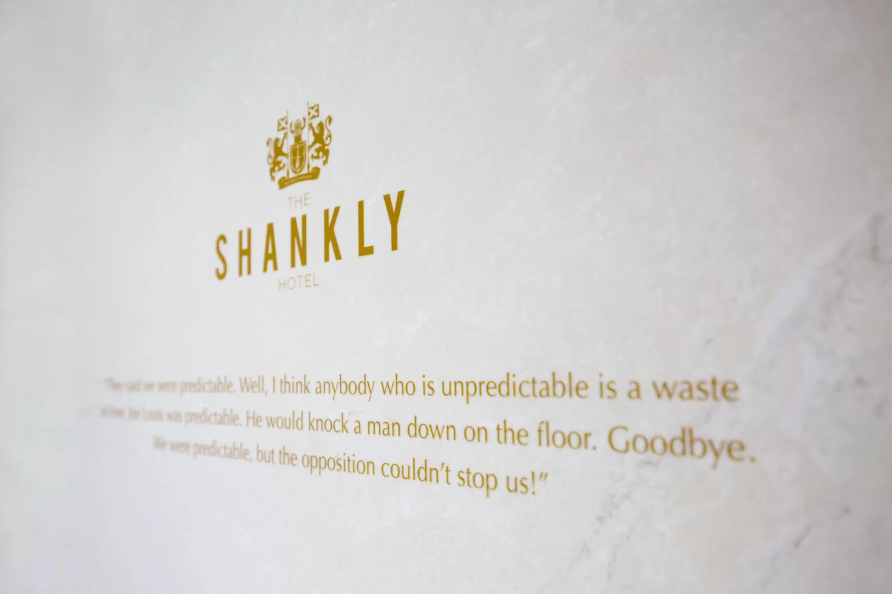 Property logo or sign in The Shankly Hotel