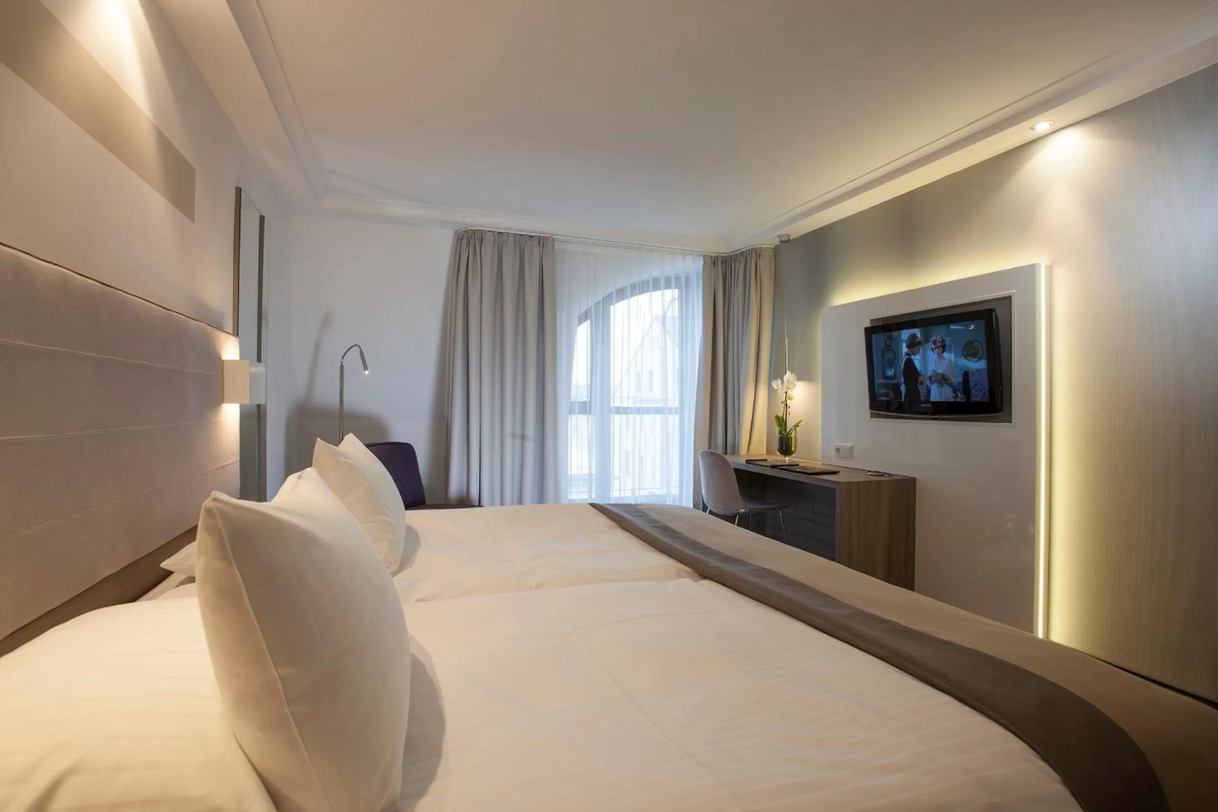 Bed in Hotel Erzgiesserei Europe