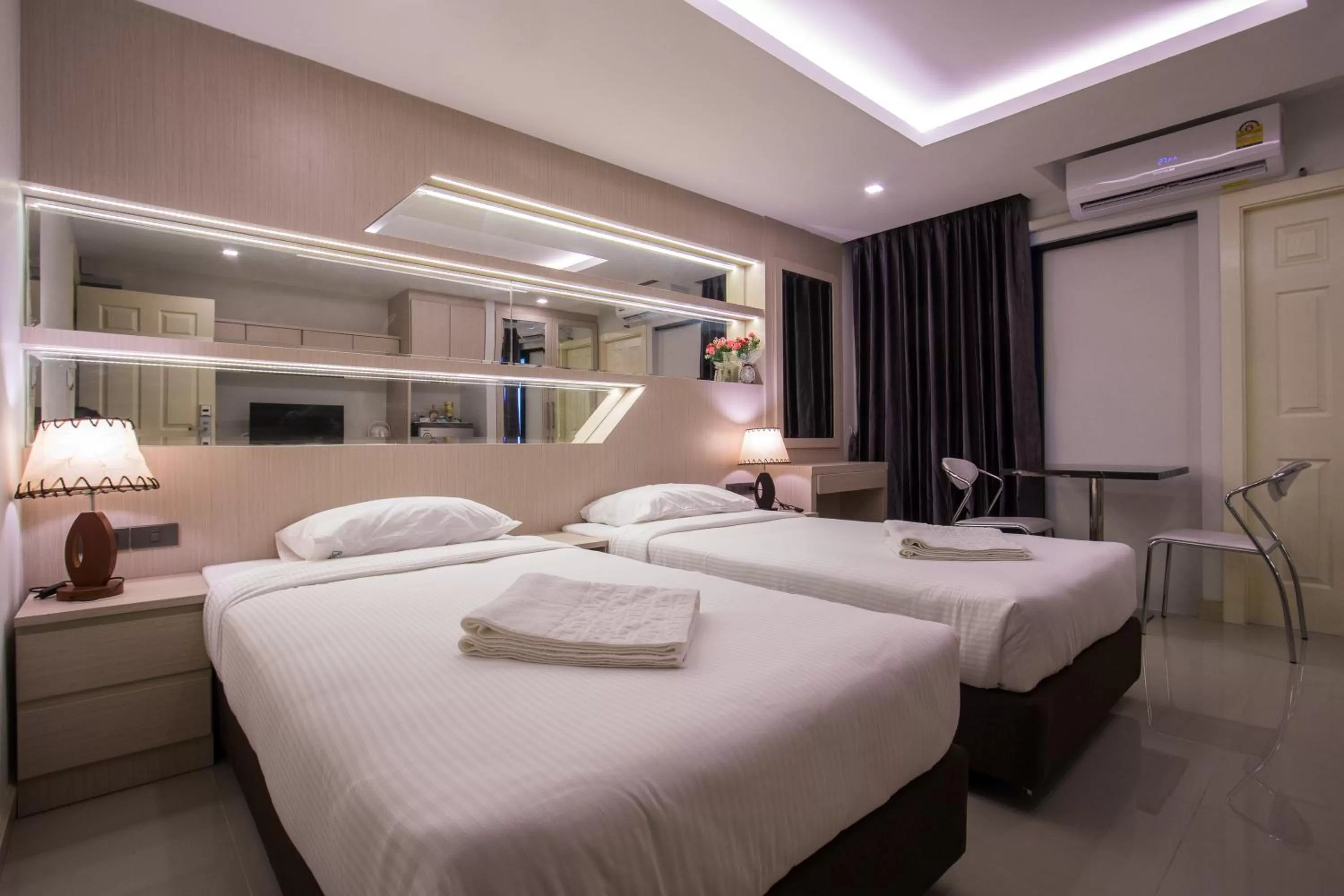 Bed in B-your home Hotel Don Mueang Airport Bangkok 如你家酒店