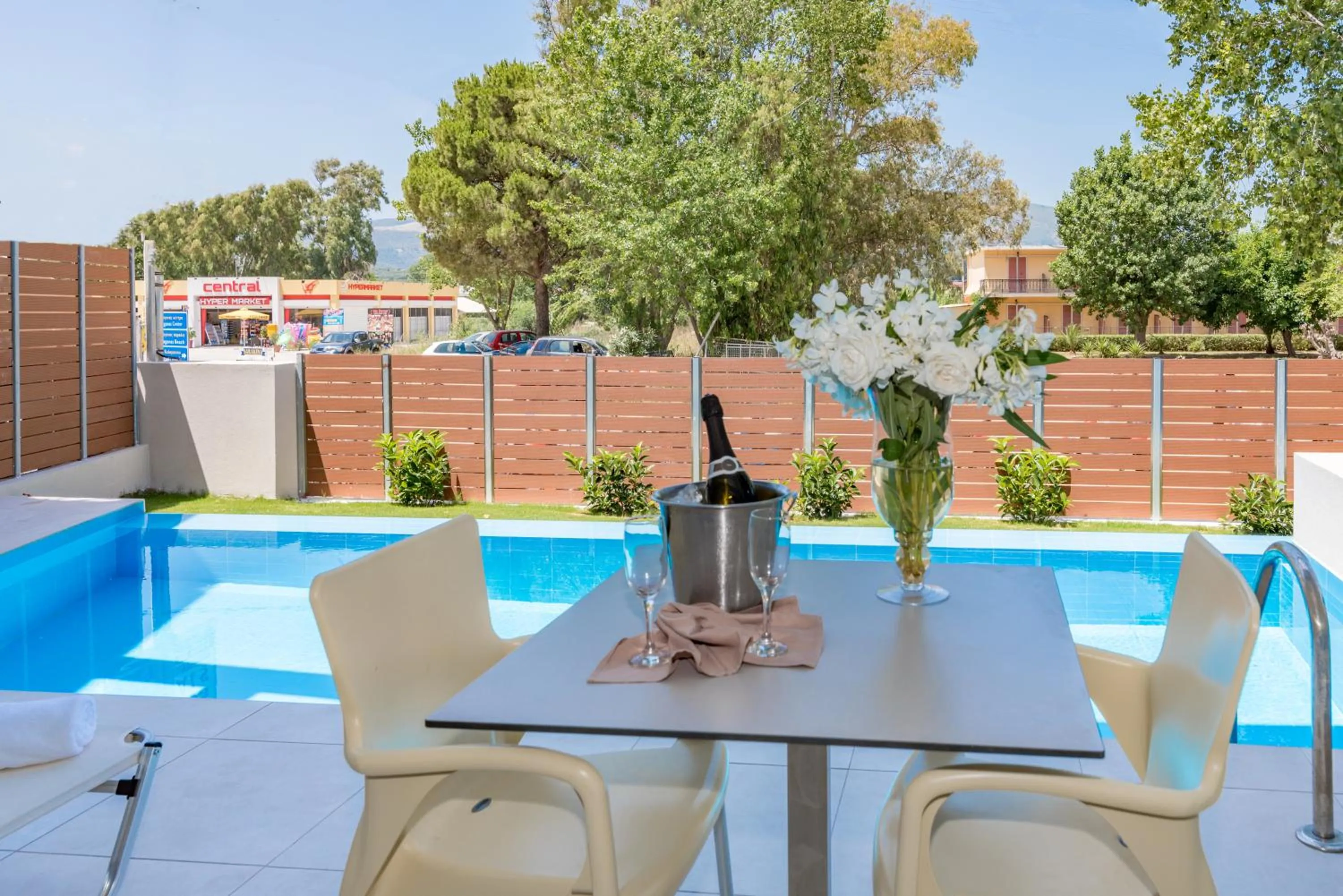 Swimming pool in Poseidon Beach Hotel
