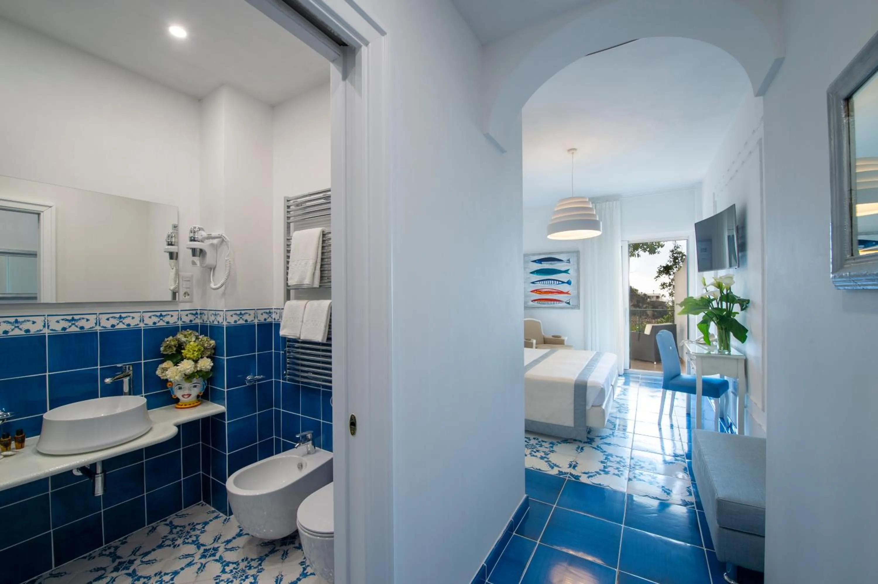 Photo of the whole room in Hotel Pellegrino