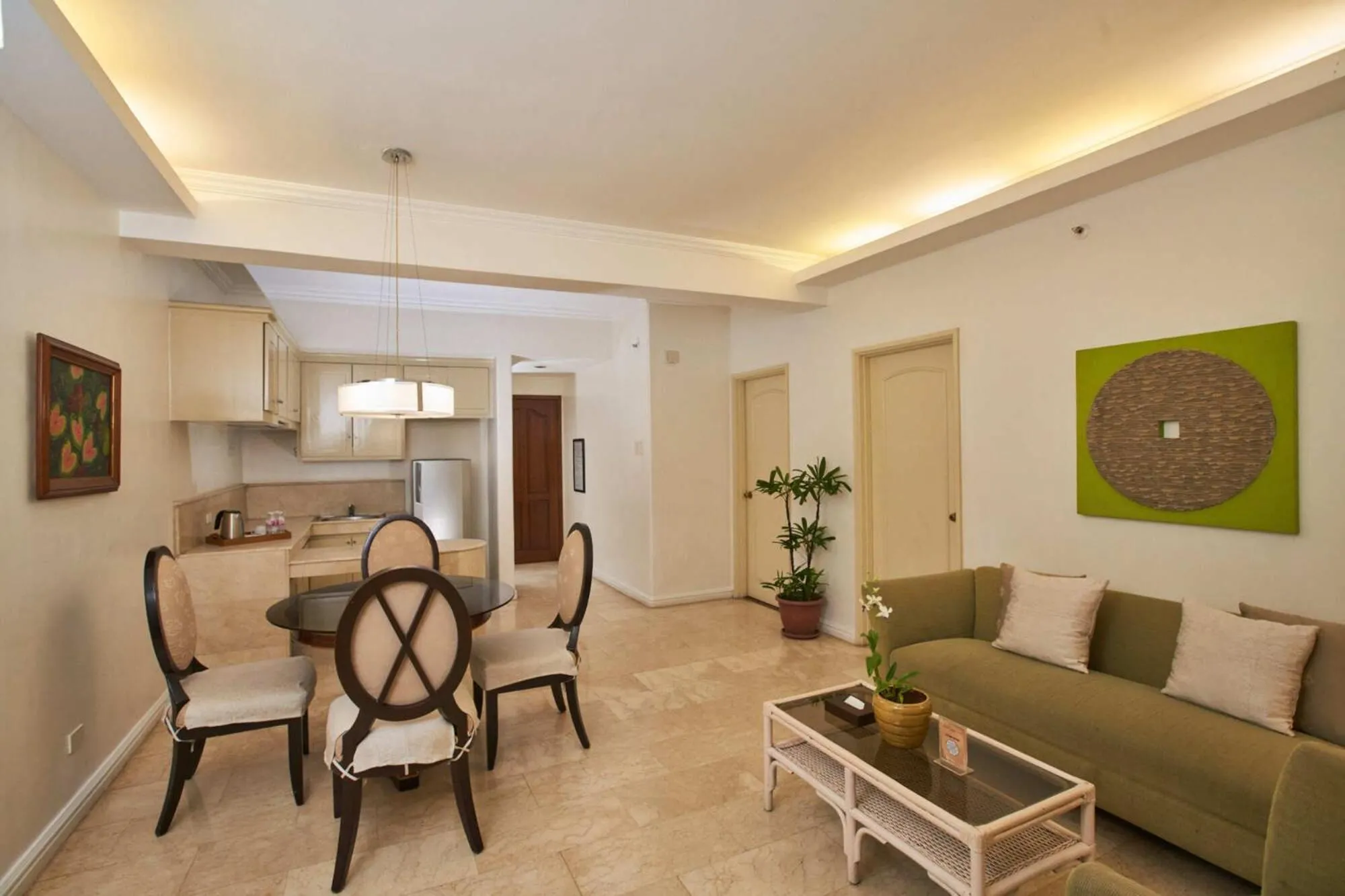 Living room in Orchid Garden Suites