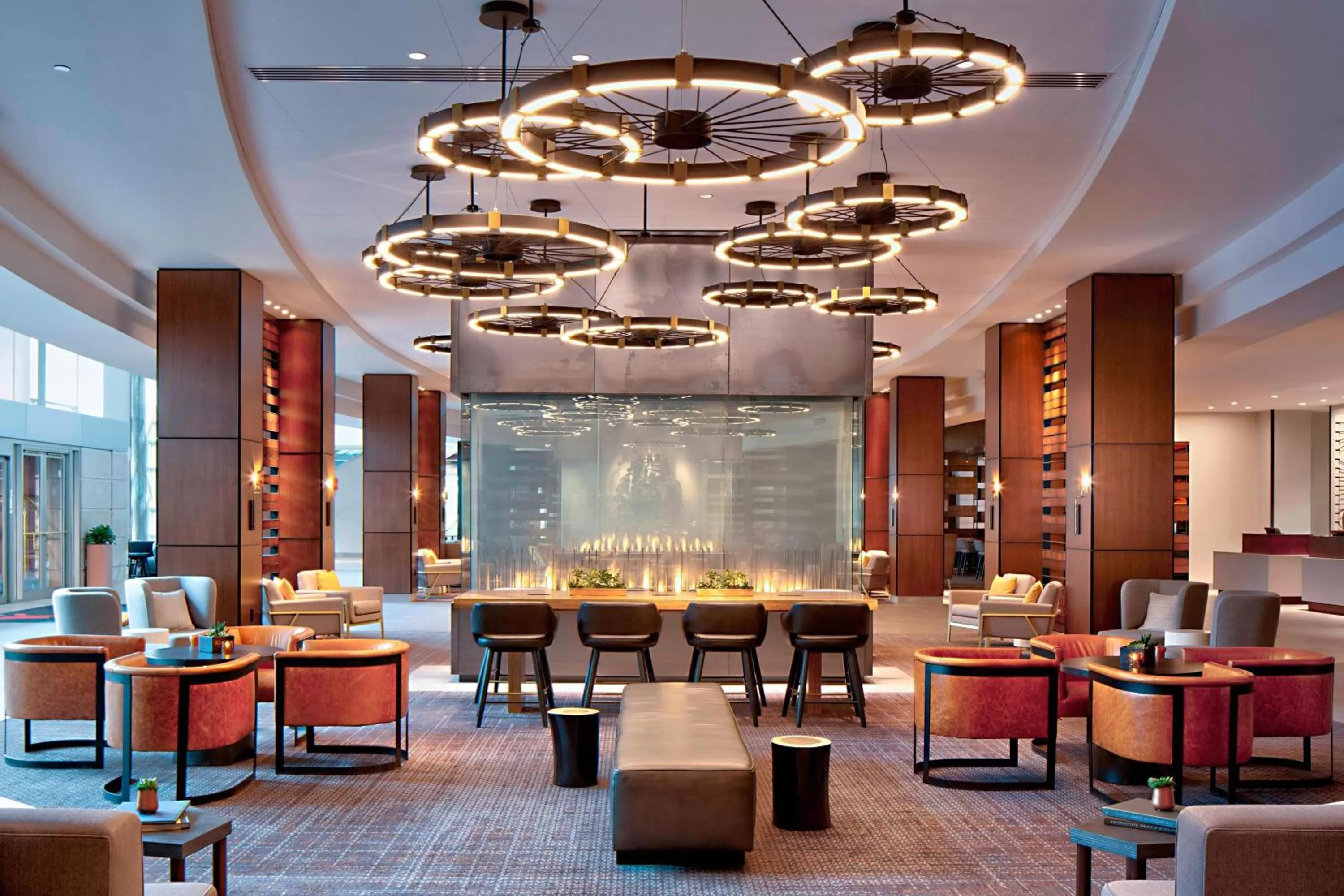 Lobby or reception in Indianapolis Marriott Downtown
