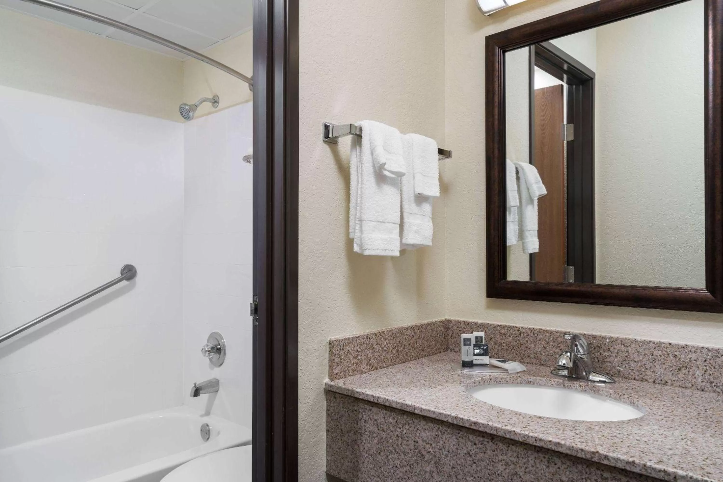 Bathroom in AmericInn by Wyndham Lake City
