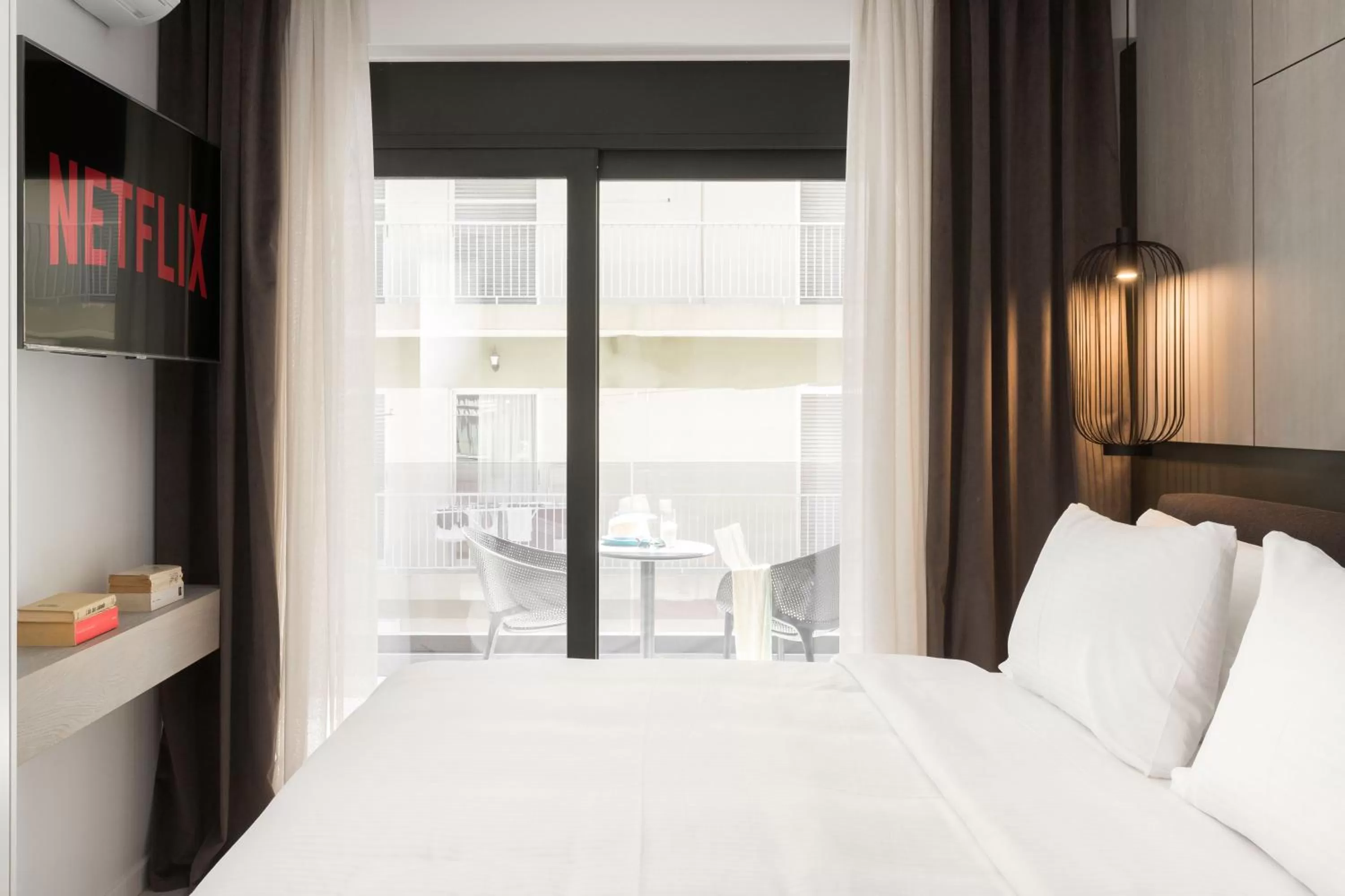 Bed in LUX&EASY Athens Downtown Apartments