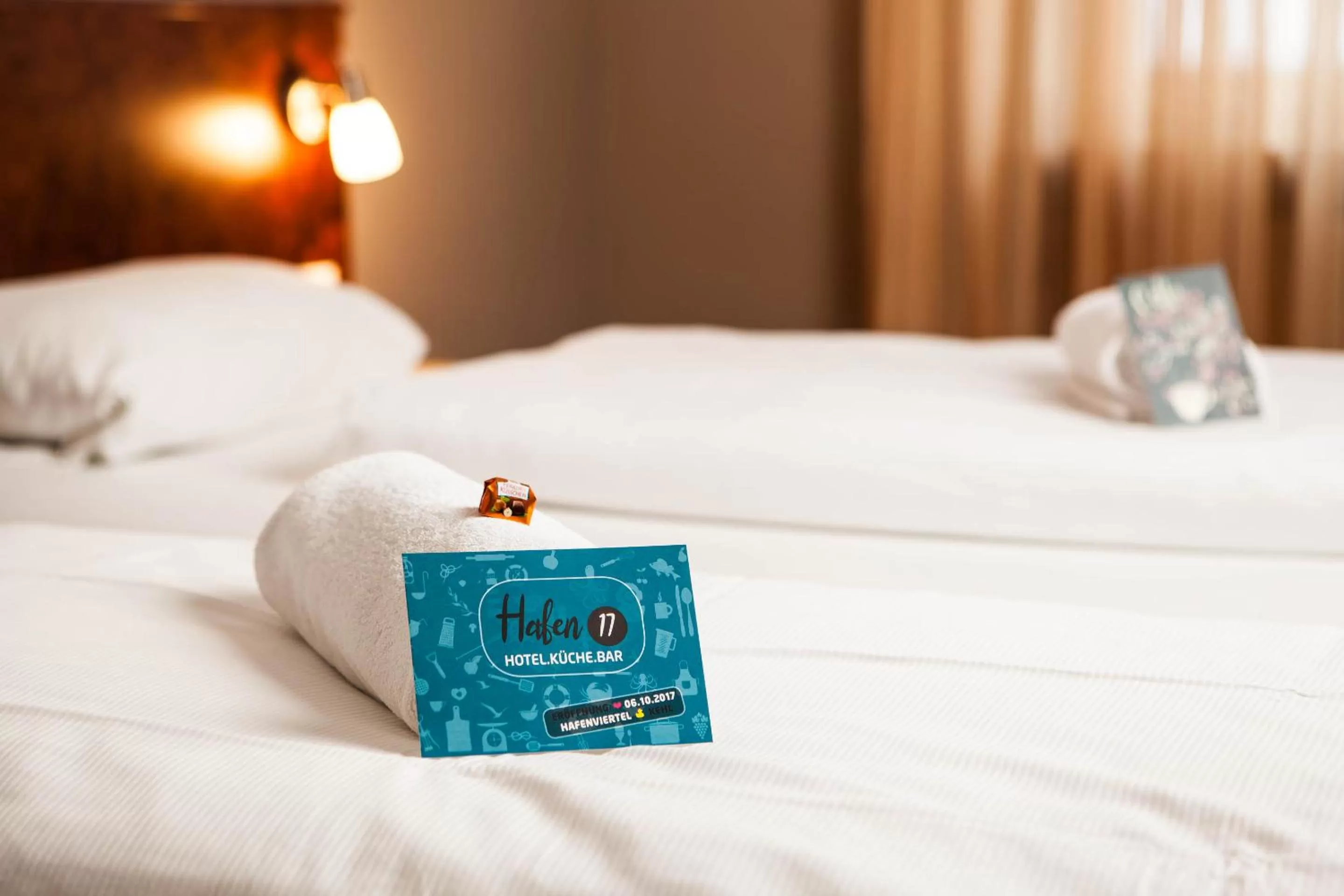 Decorative detail, Bed in Hafen 17 Hotel Küche Bar