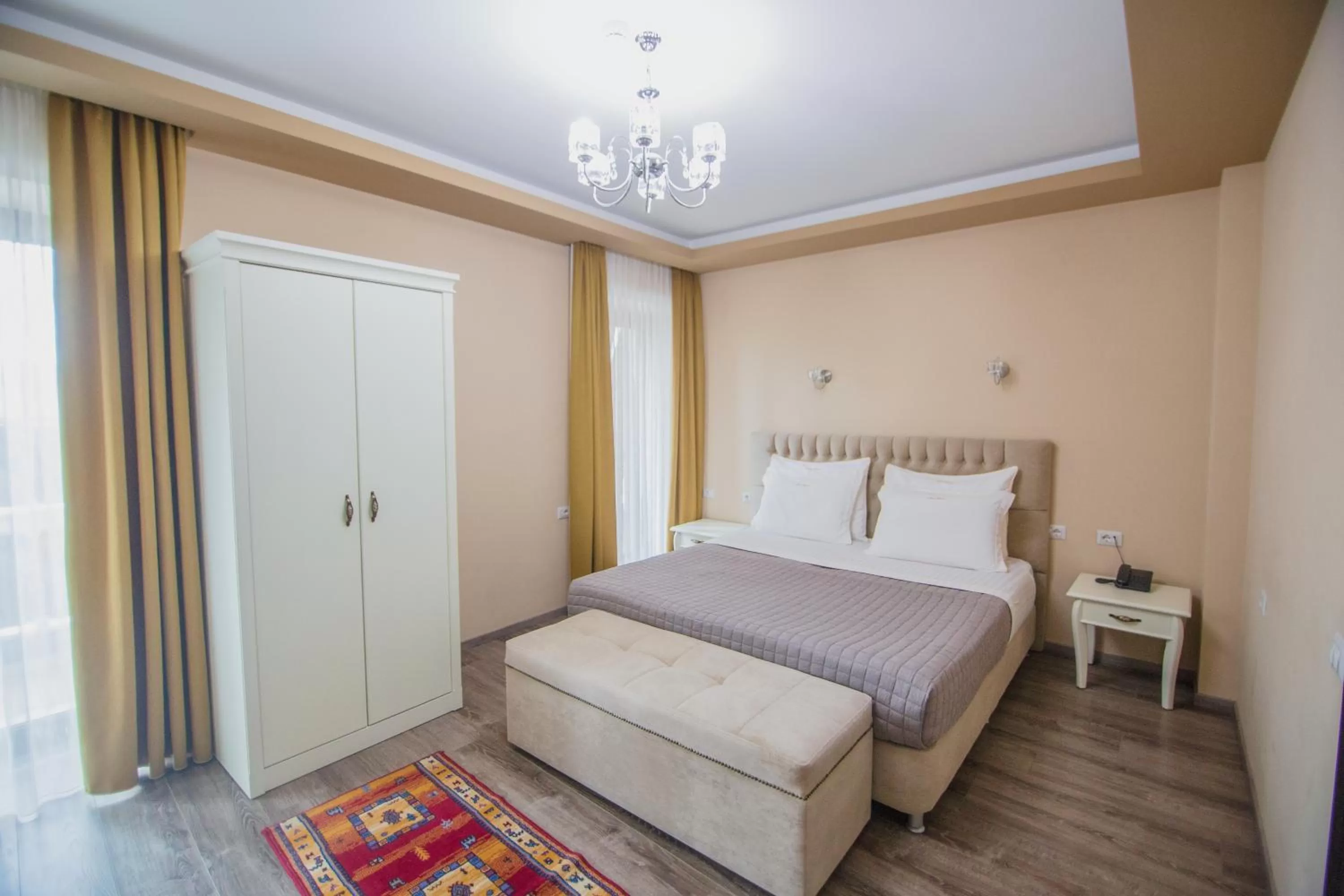 Bed in Christi's Hotel Borova