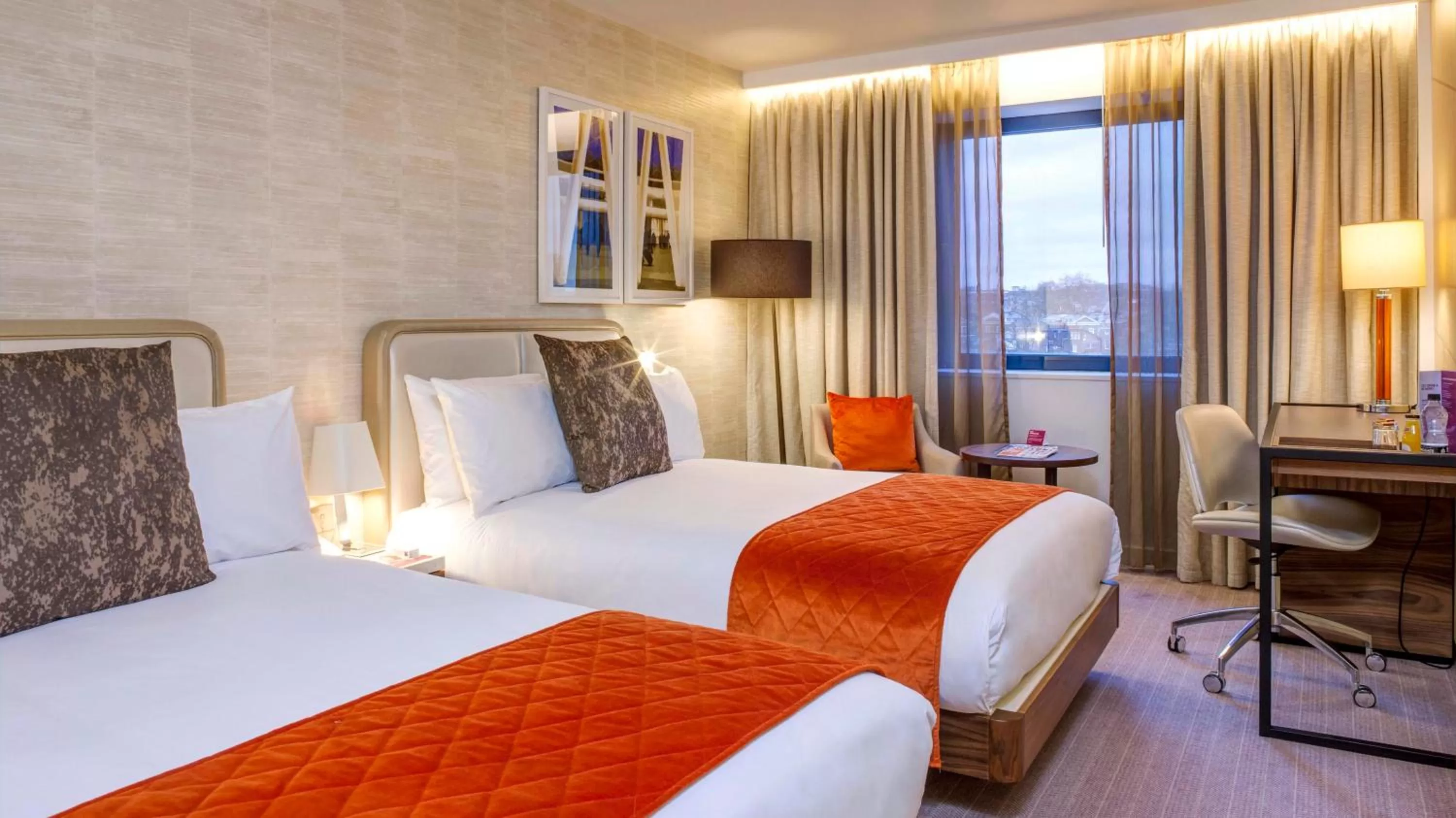 Photo of the whole room, Bed in Crowne Plaza London Kings Cross by IHG