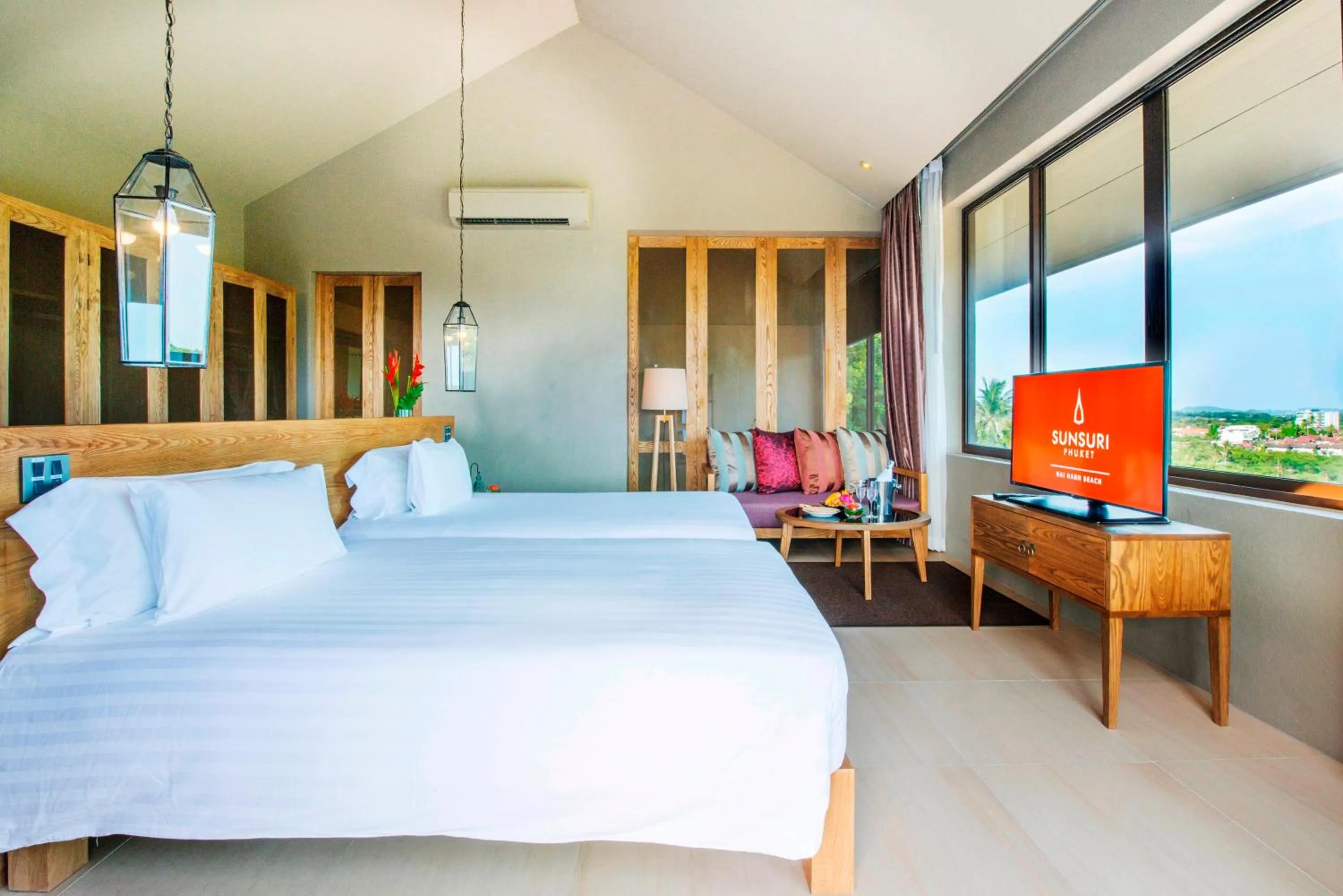 TV and multimedia, Bed in SUNSURI PHUKET, Nai Harn Beach