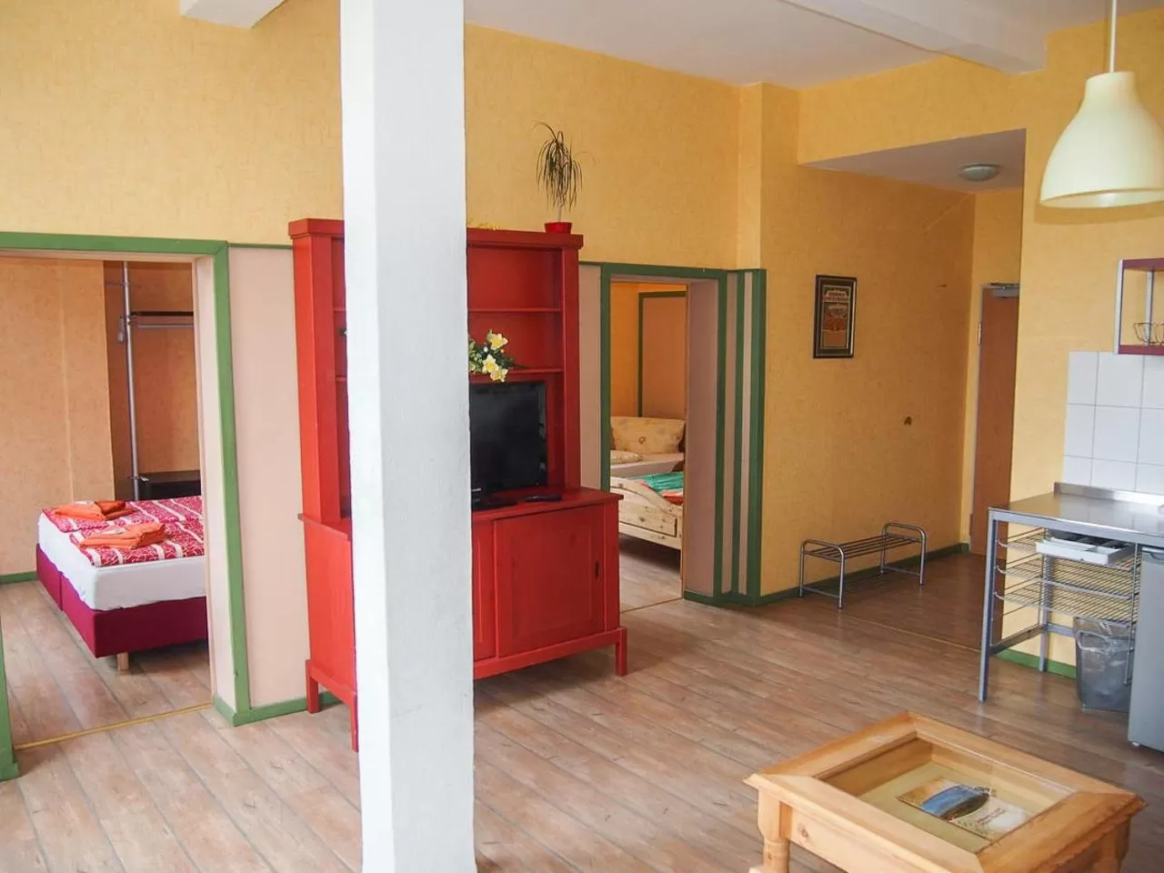 Bed in Pension Haus Saarland