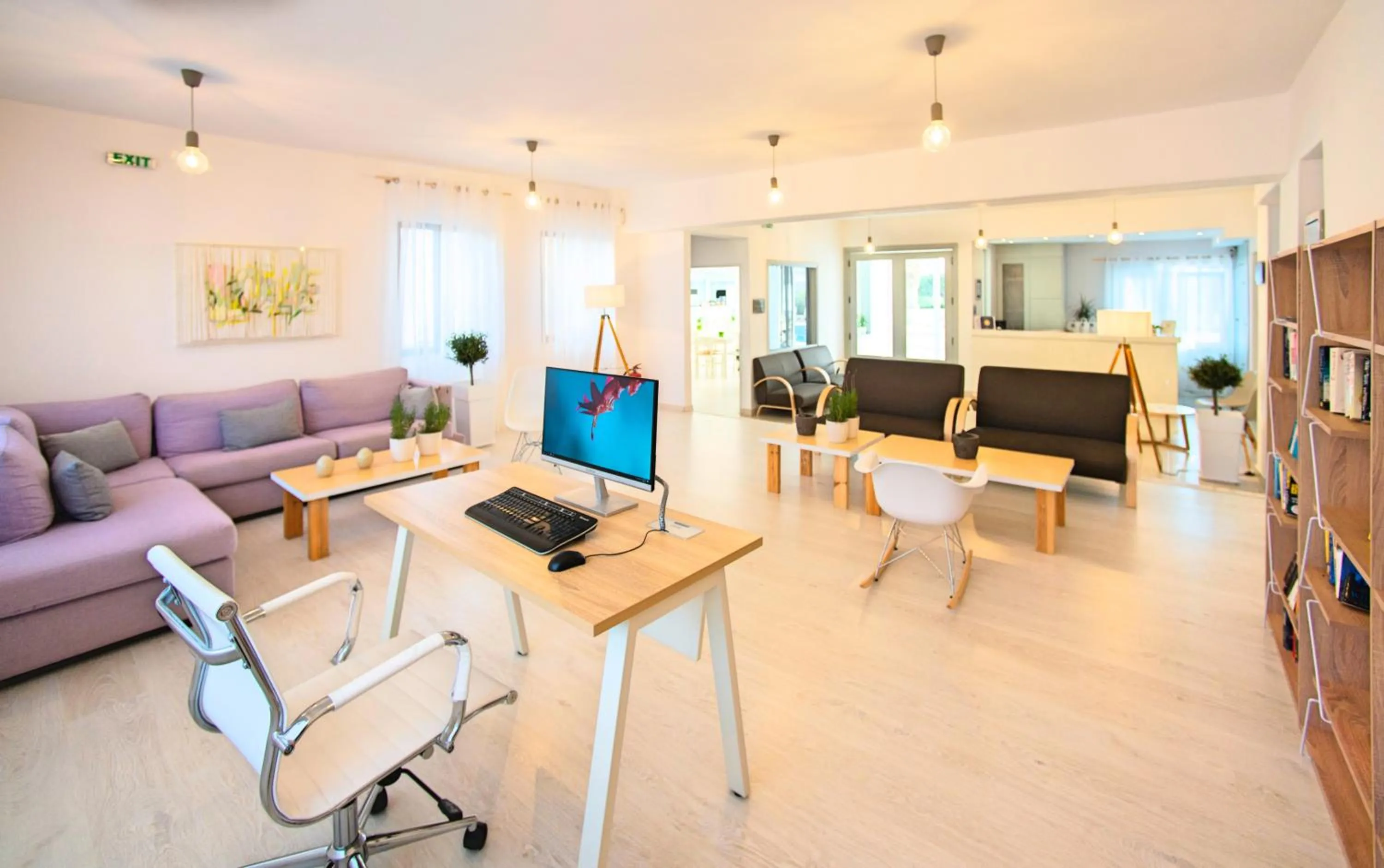 Lobby or reception in Elounda Krini Hotel