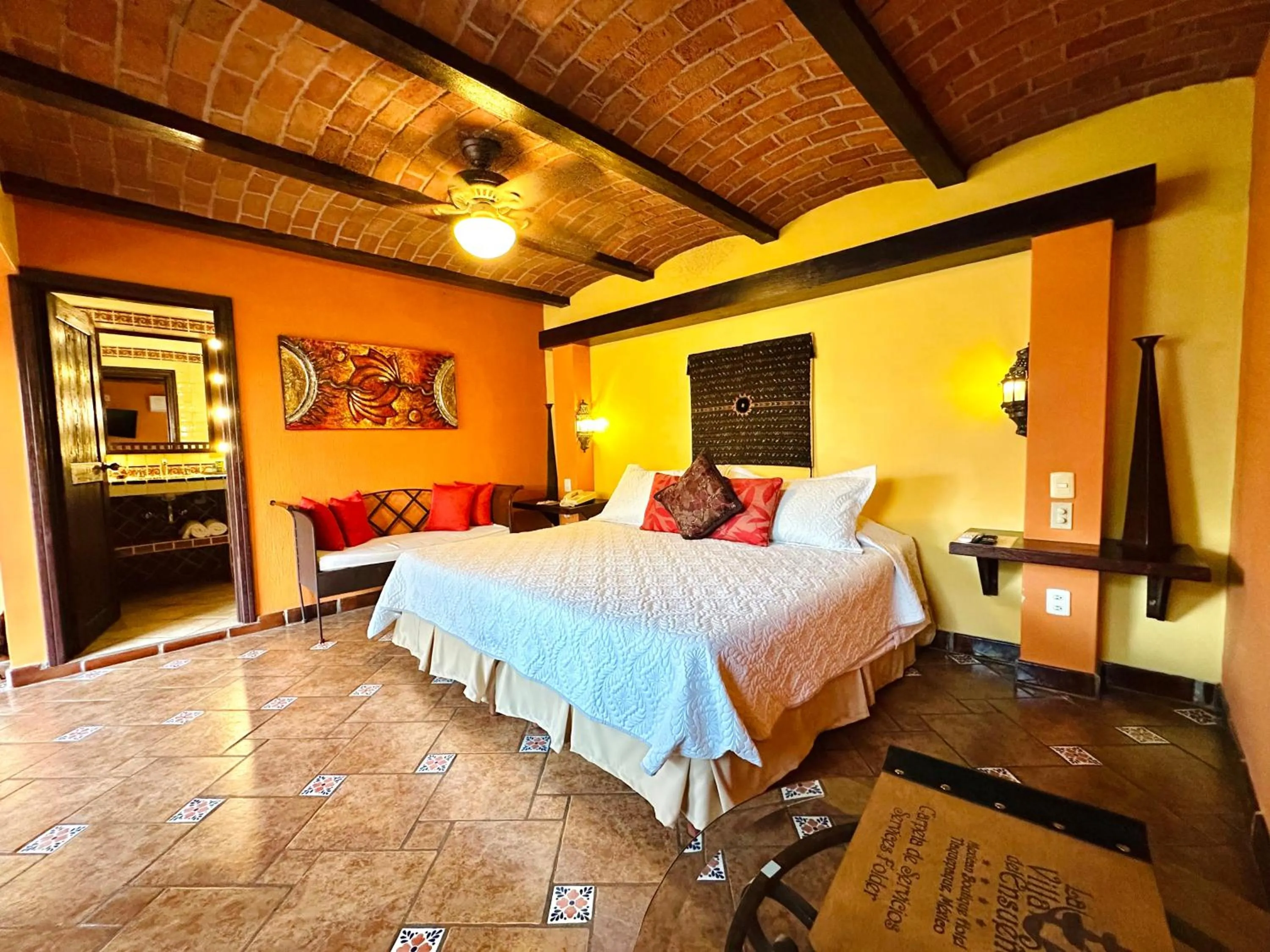 Bedroom, Bed in La Villa del Ensueno Boutique Hotel