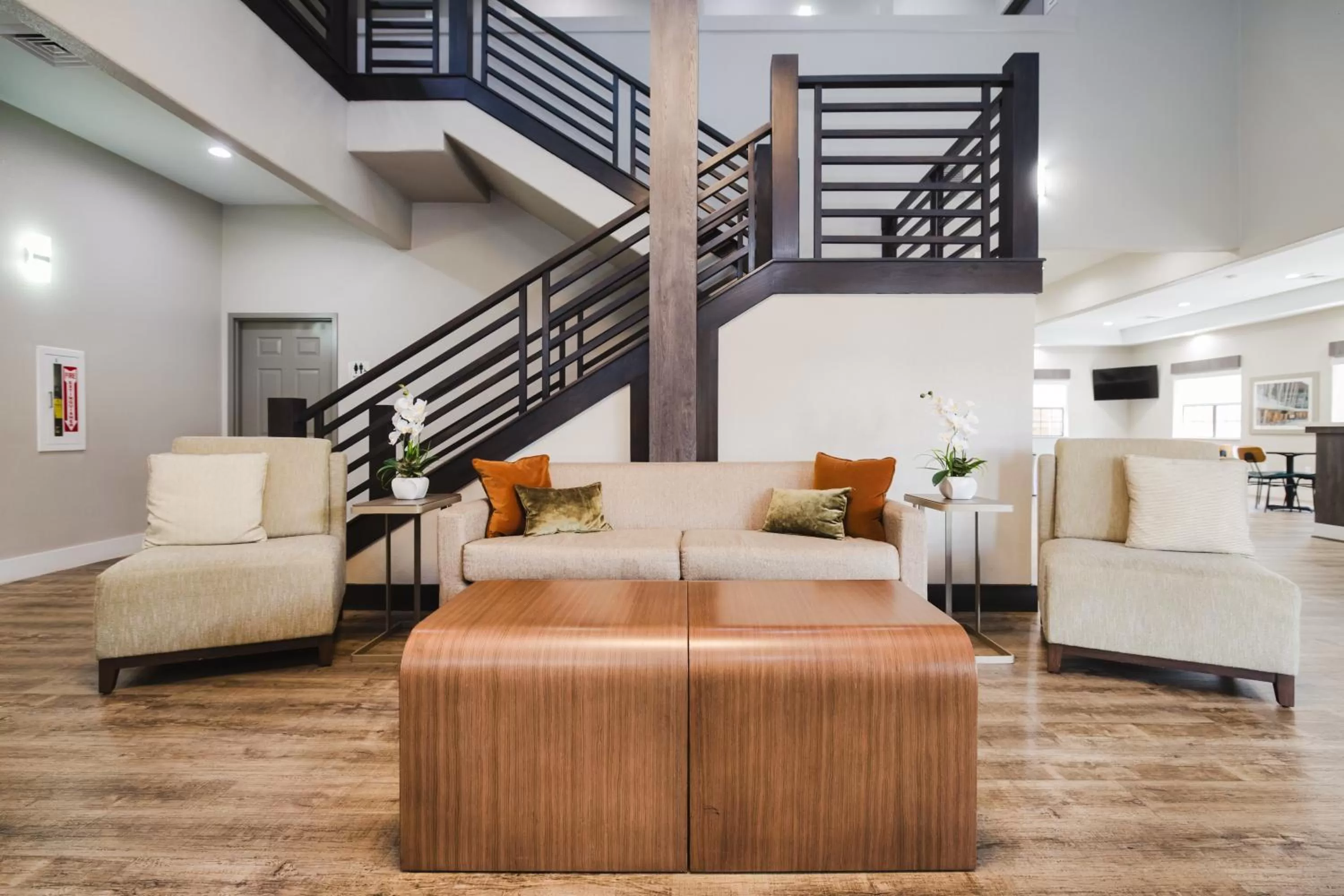 Lobby or reception in Quality Suites Houston Hobby Airport