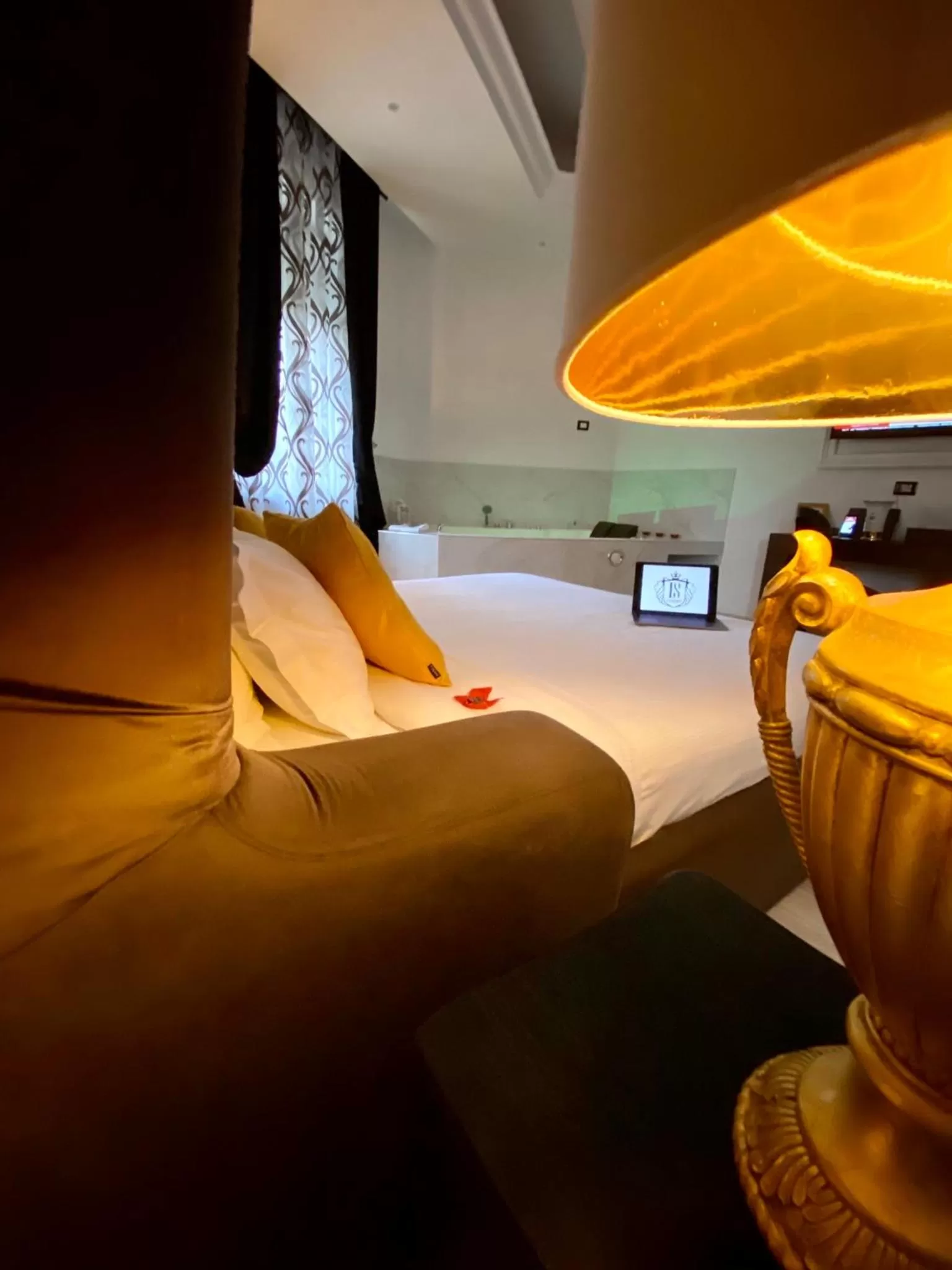 Bed in Escape Luxury Suite - CA Domus Collection