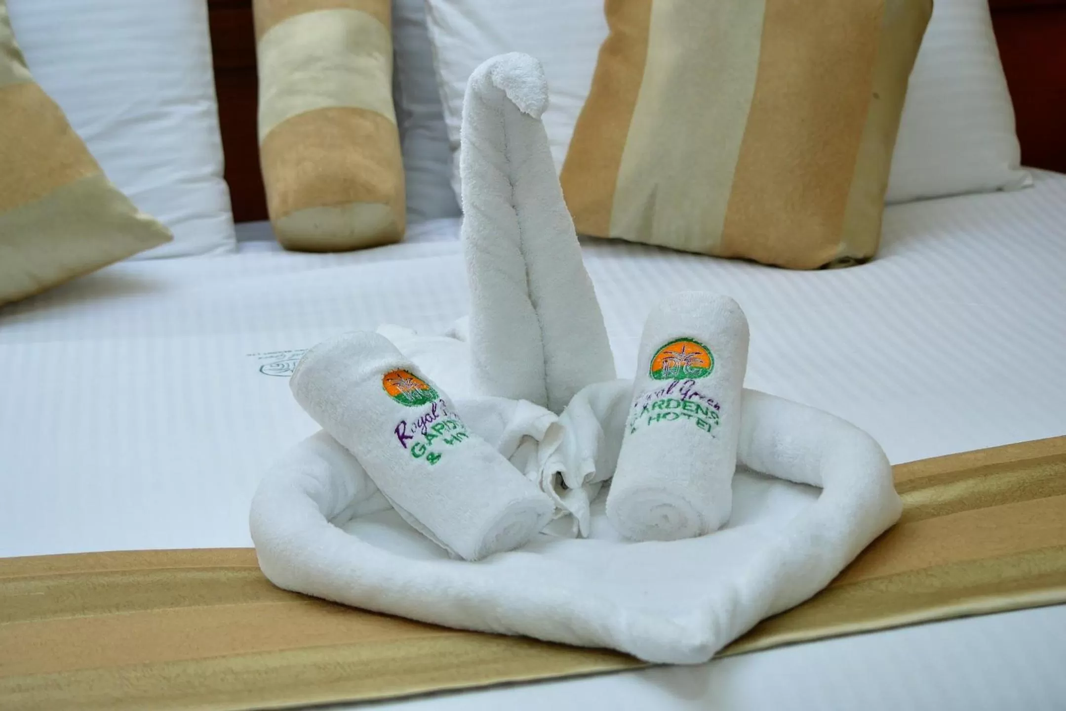 Bed in Royal Green Gardens Resort