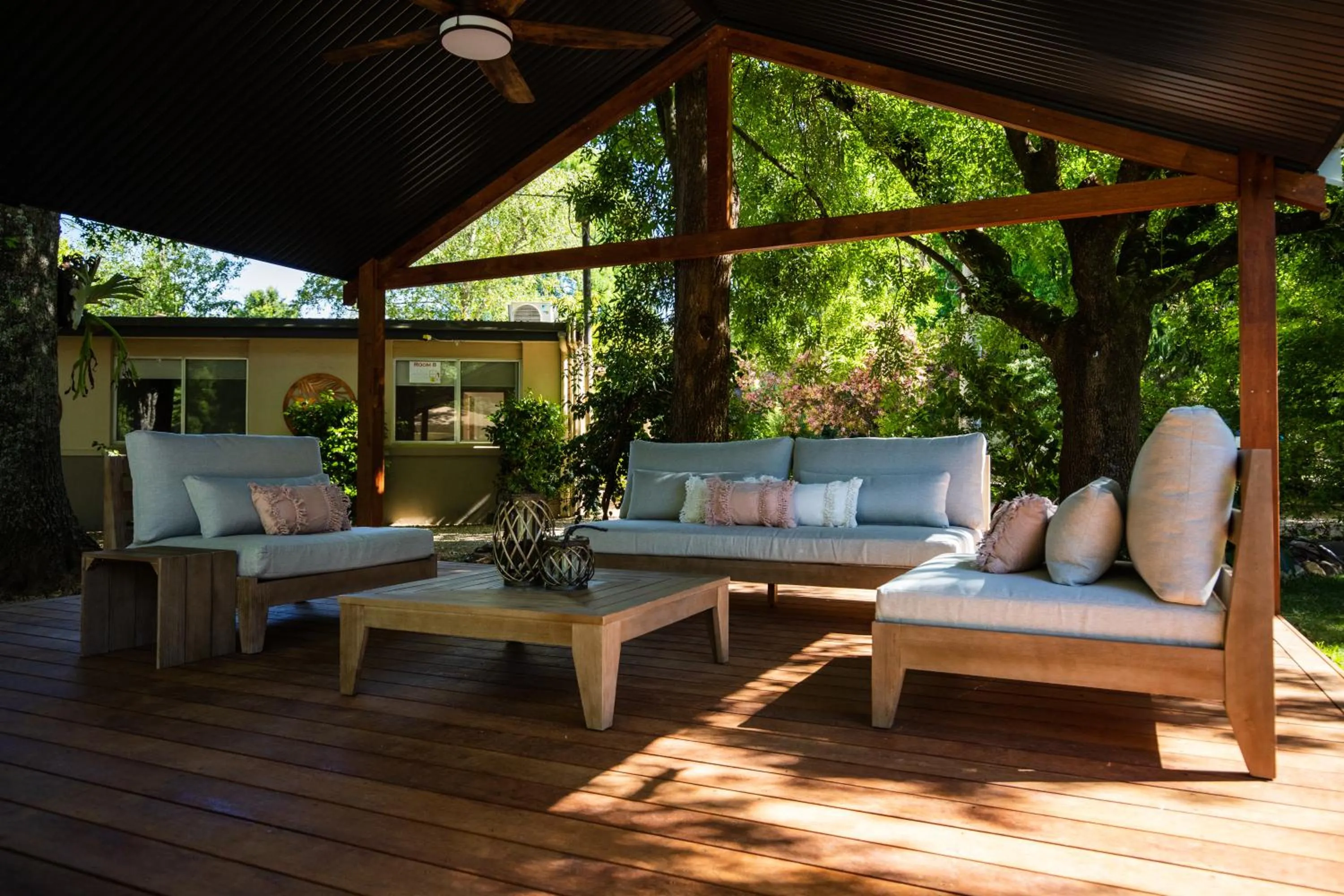 Patio in Adina Lodge Holiday Apartments