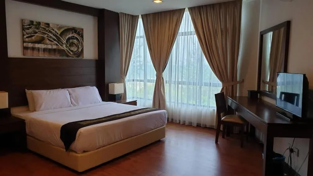 Bed in Samsuria Beach Resort & Residence