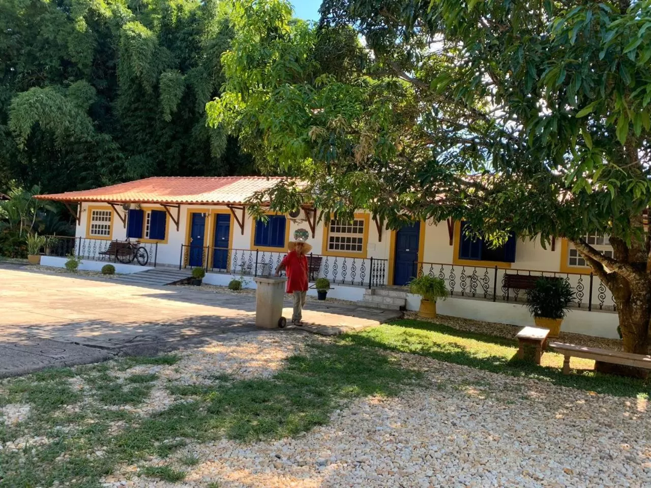 Garden view in Pousada Villa Real