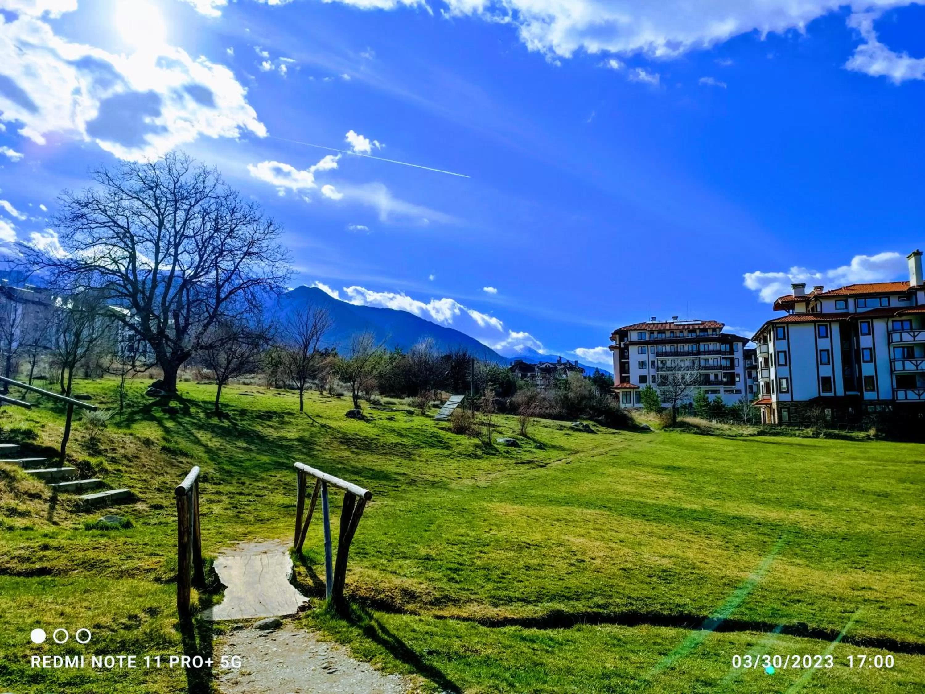 BBQ facilities in Studio D06, Green Life Bansko