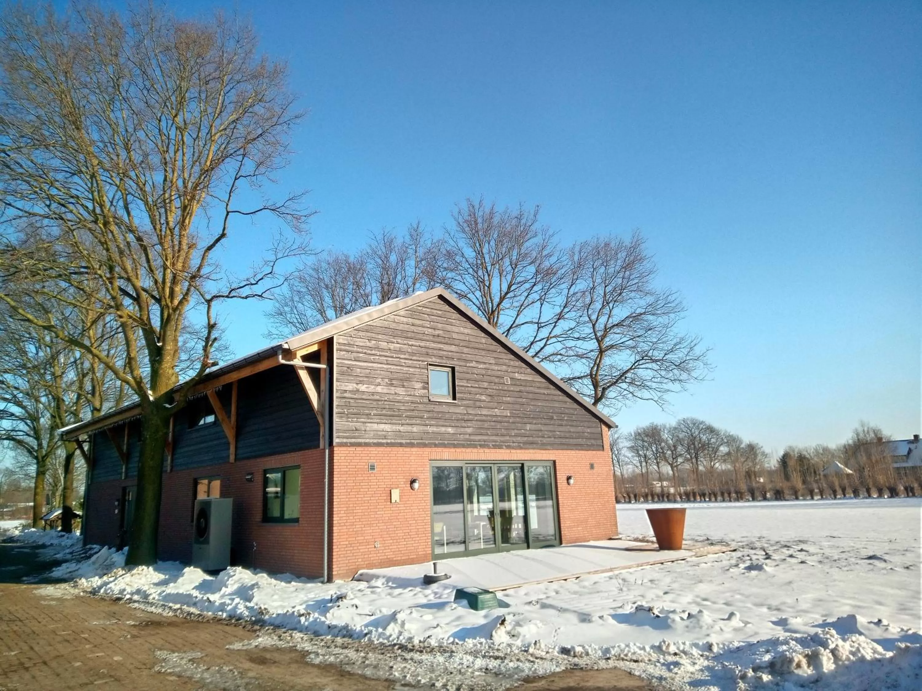 Winter, Property Building in B&B In de Wei