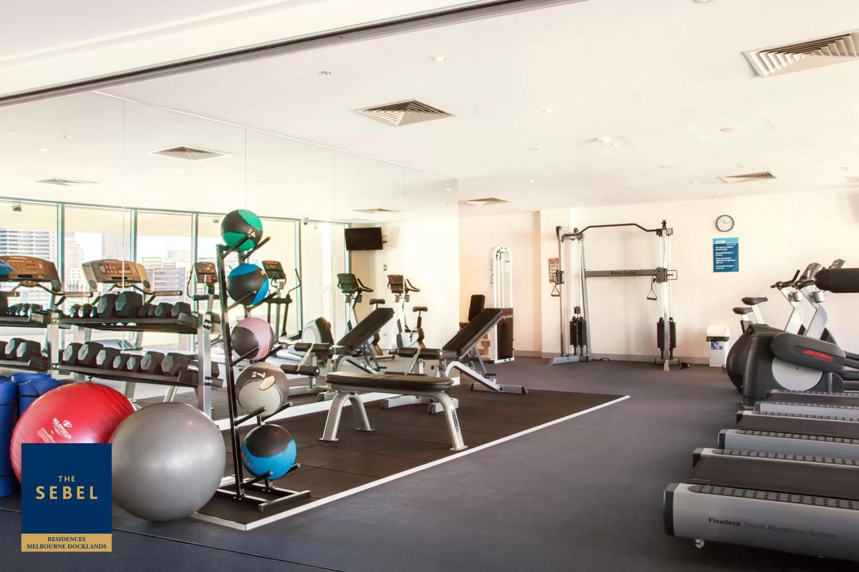 Fitness centre/facilities in The Sebel Residences Melbourne Docklands Serviced Apartments