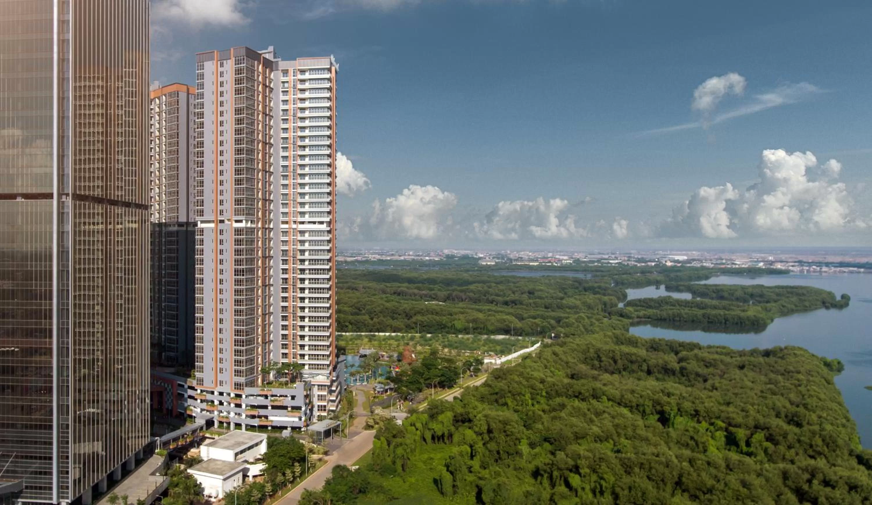 View (from property/room) in Oakwood Apartments PIK Jakarta