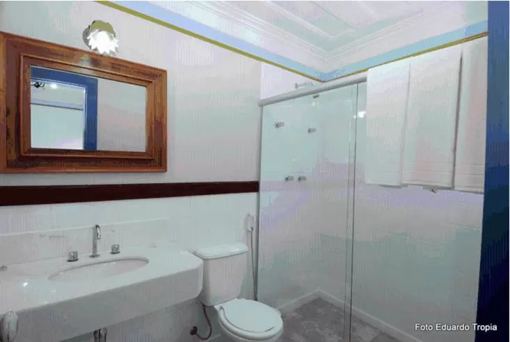 Bathroom in Pousada Laços de Minas