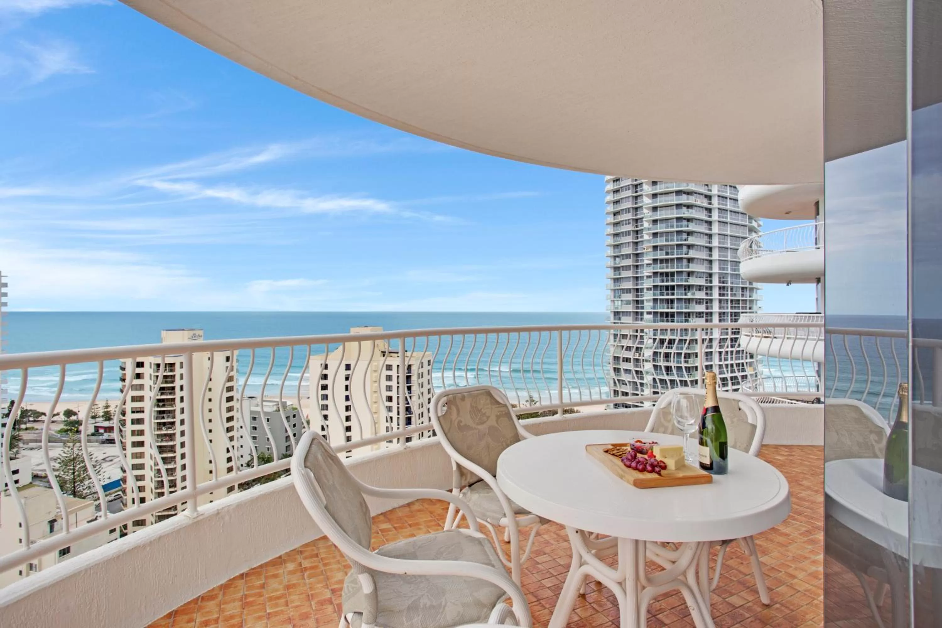 Balcony/Terrace in Aegean Apartments Surfers Paradise
