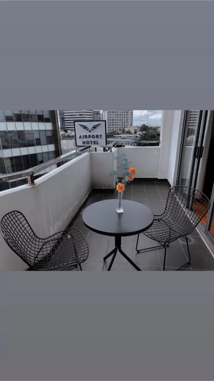 Balcony/Terrace in Victory Airport Hotel