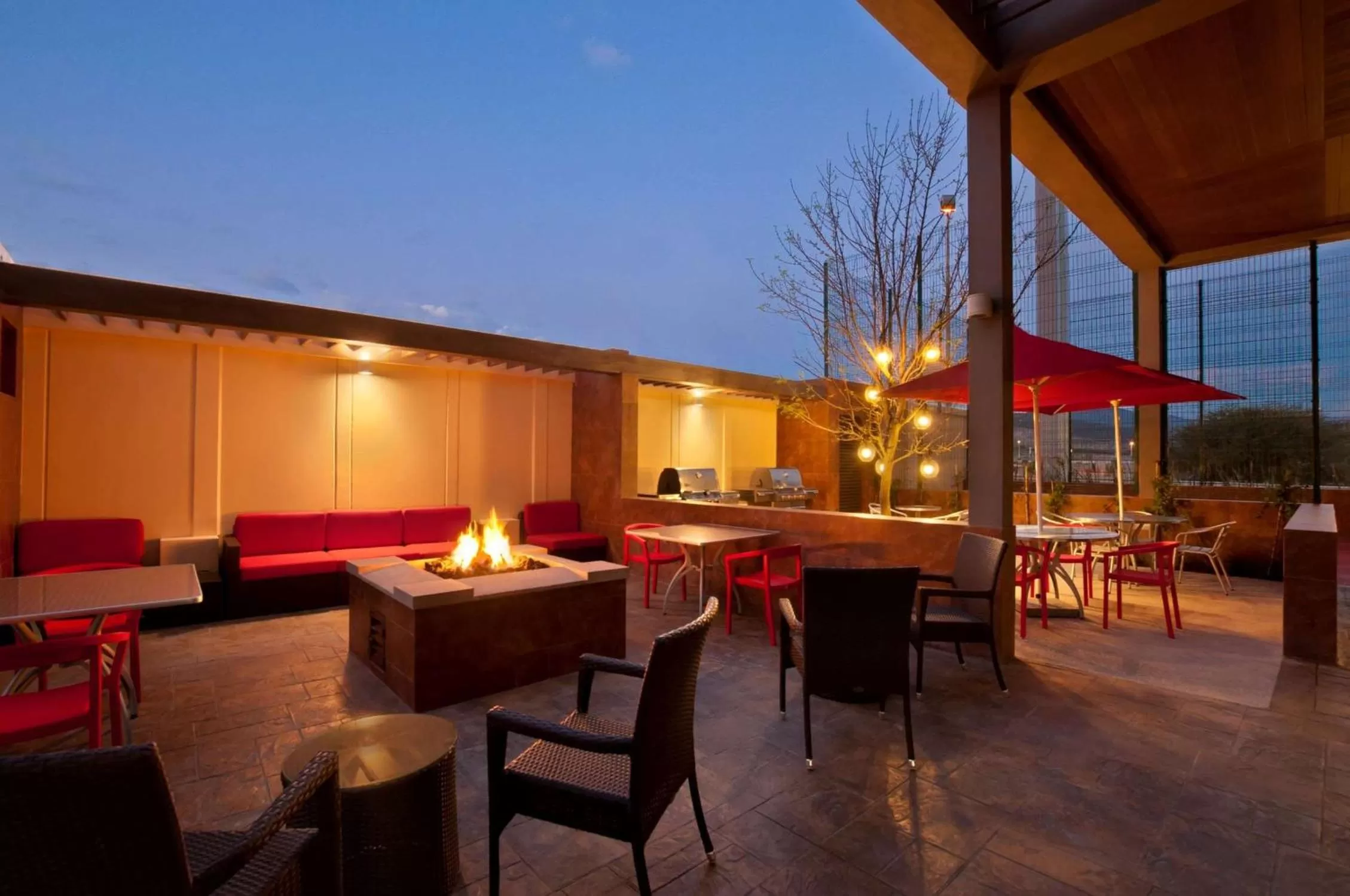 Patio in Homewood Suites by Hilton Queretaro