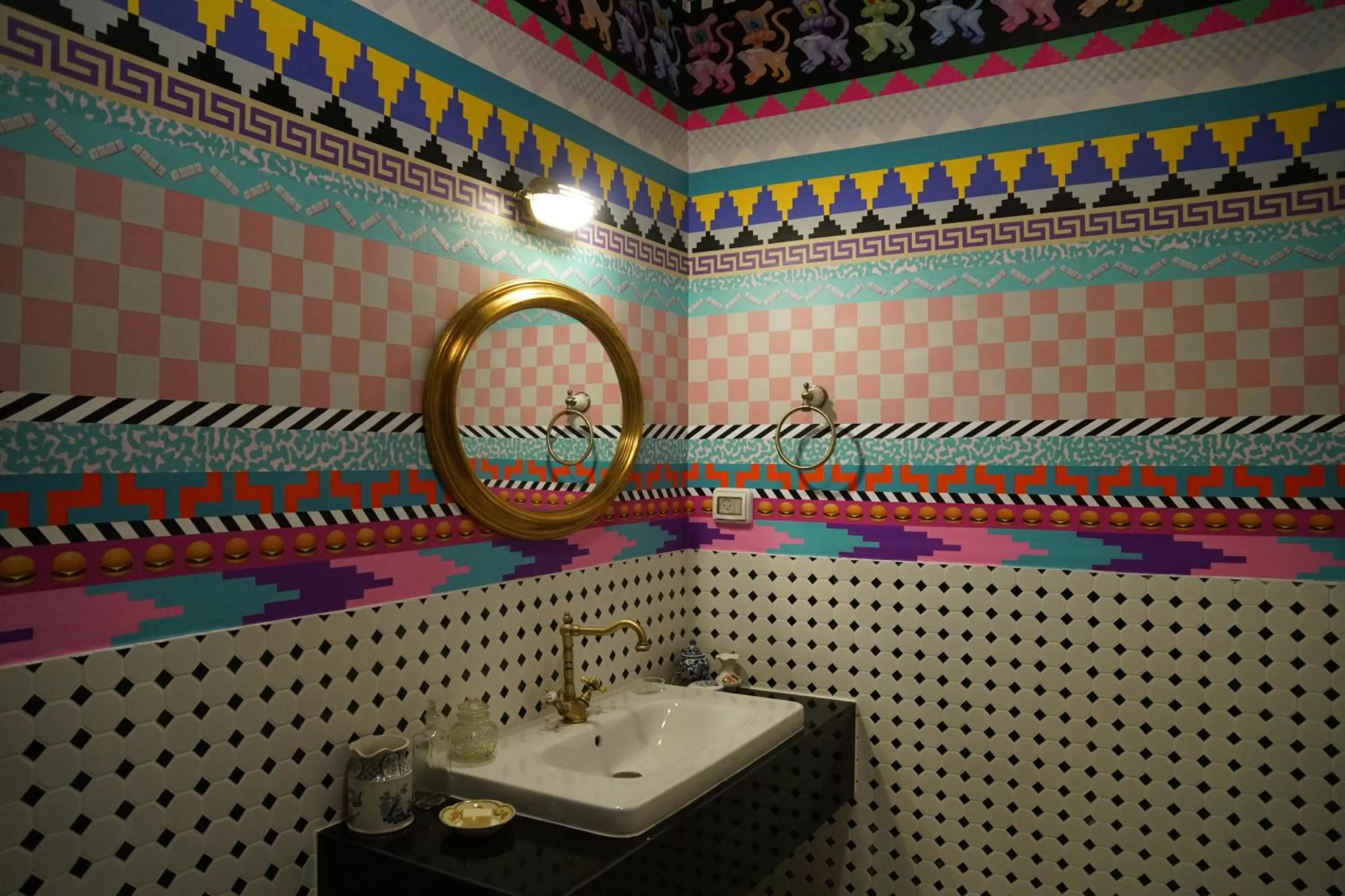 Bathroom in The Walled Off Hotel