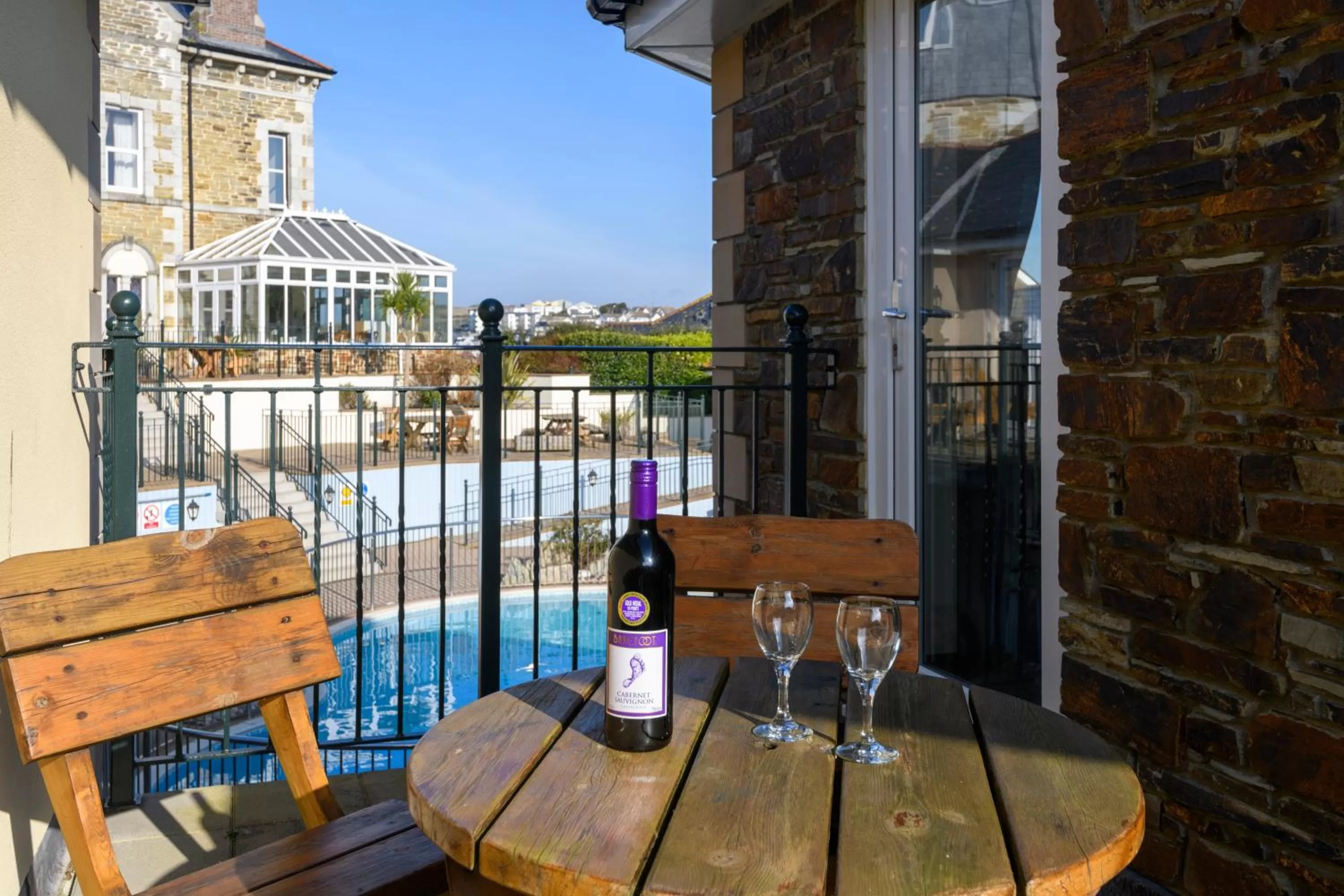 Balcony/Terrace in Porth Veor Manor Villas & Apartments