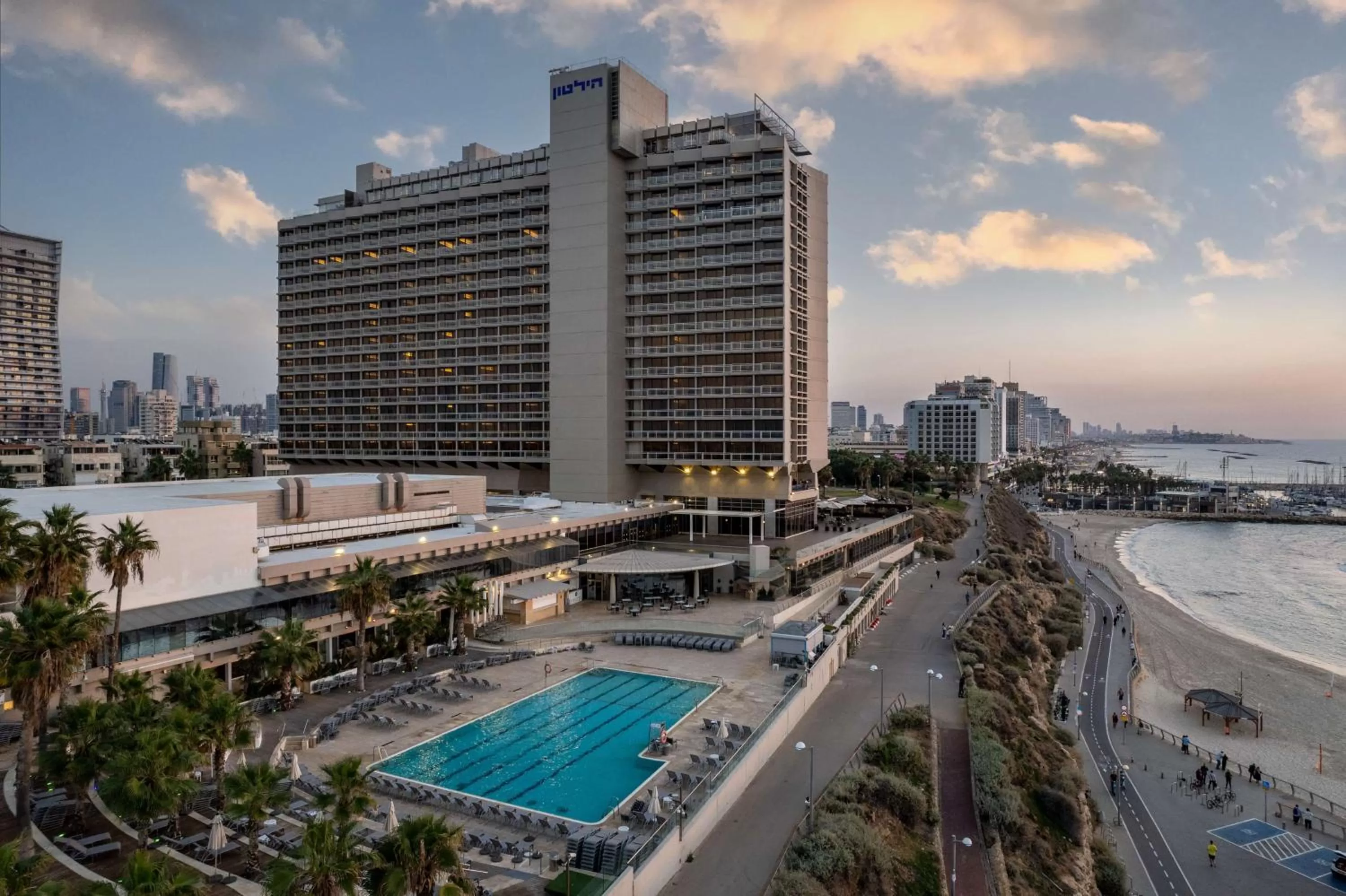Property building in Hilton Tel Aviv Hotel