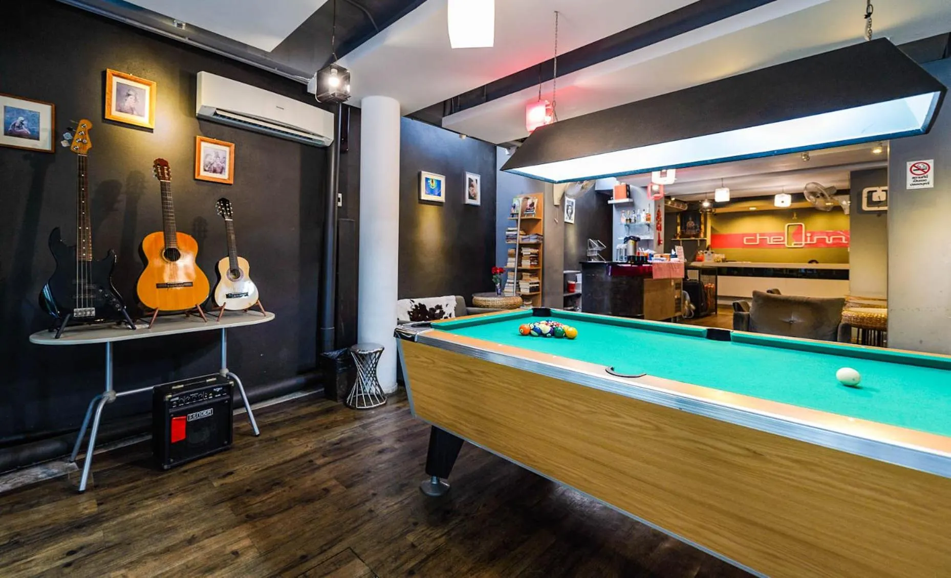 Entertainment, Billiards in CheQinn Hostel - Sukhumvit 4 Nana Plaza