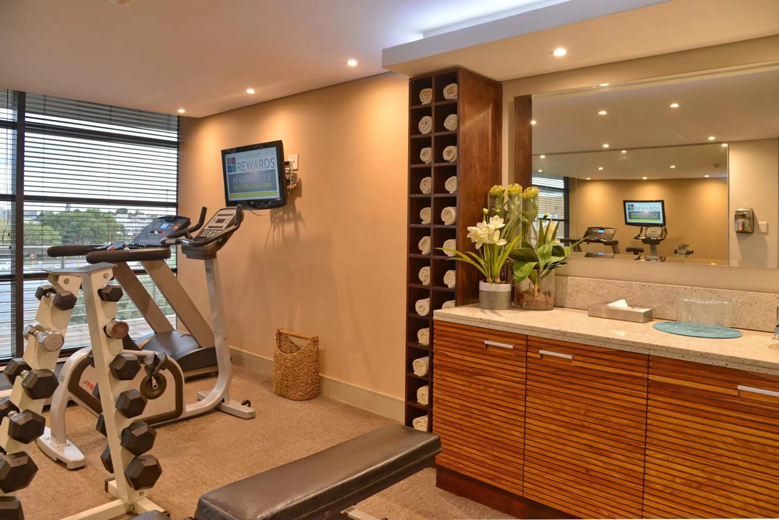 Fitness centre/facilities in City Lodge Hotel Fourways
