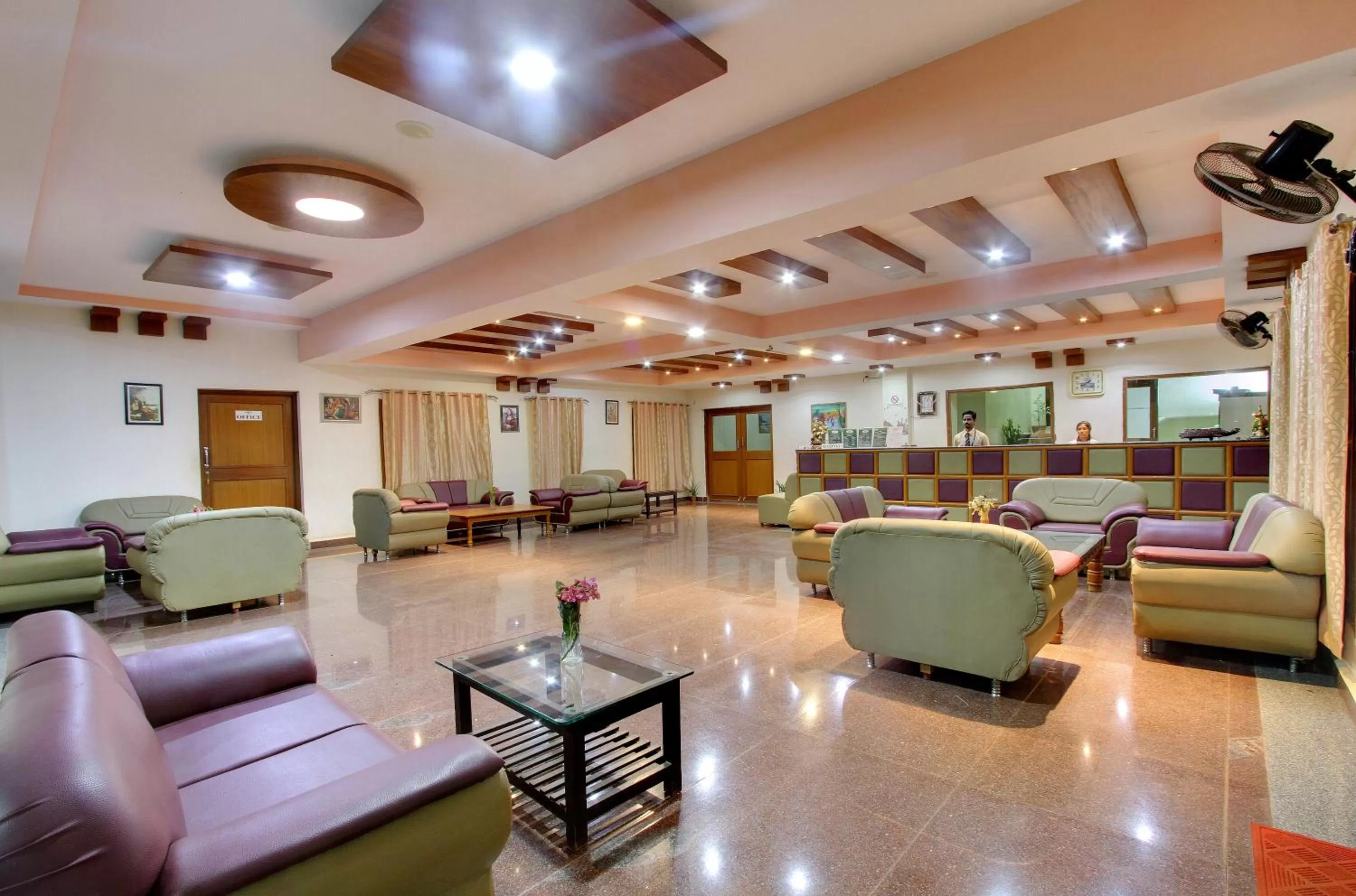 Lobby or reception in Kanthi Resorts Badami