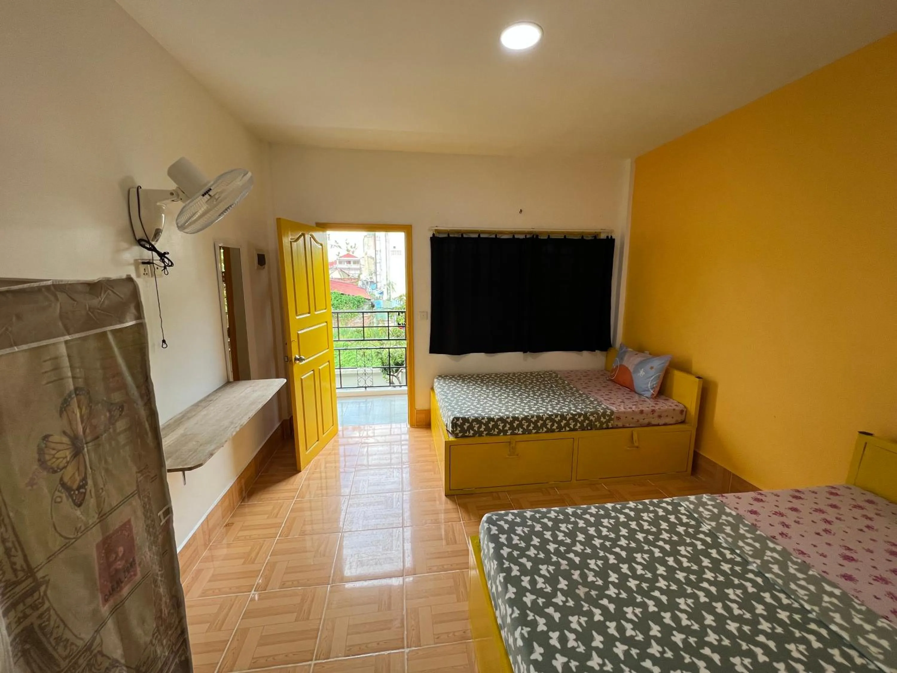 Bedroom, Bed in The Funky Village