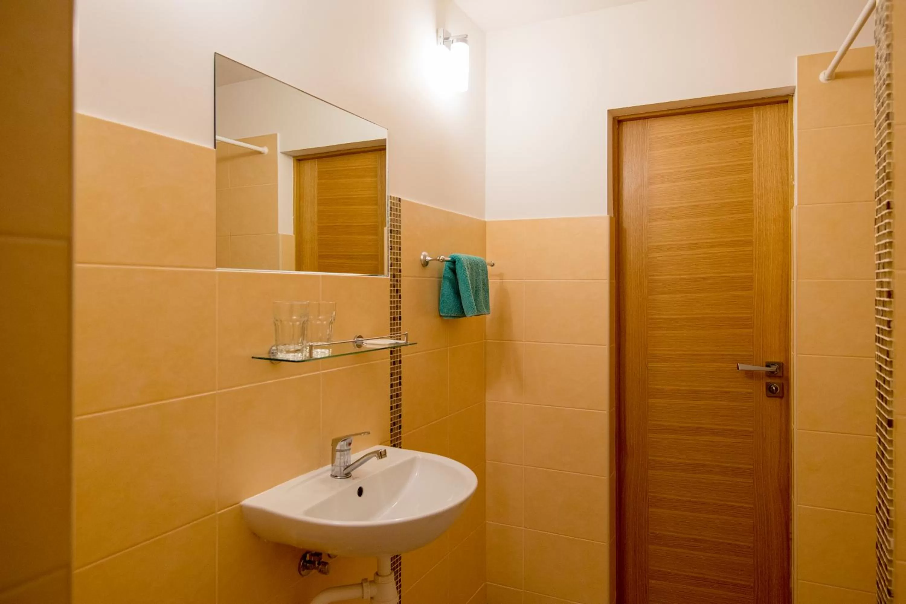 Shower in Hotel Mezaparks