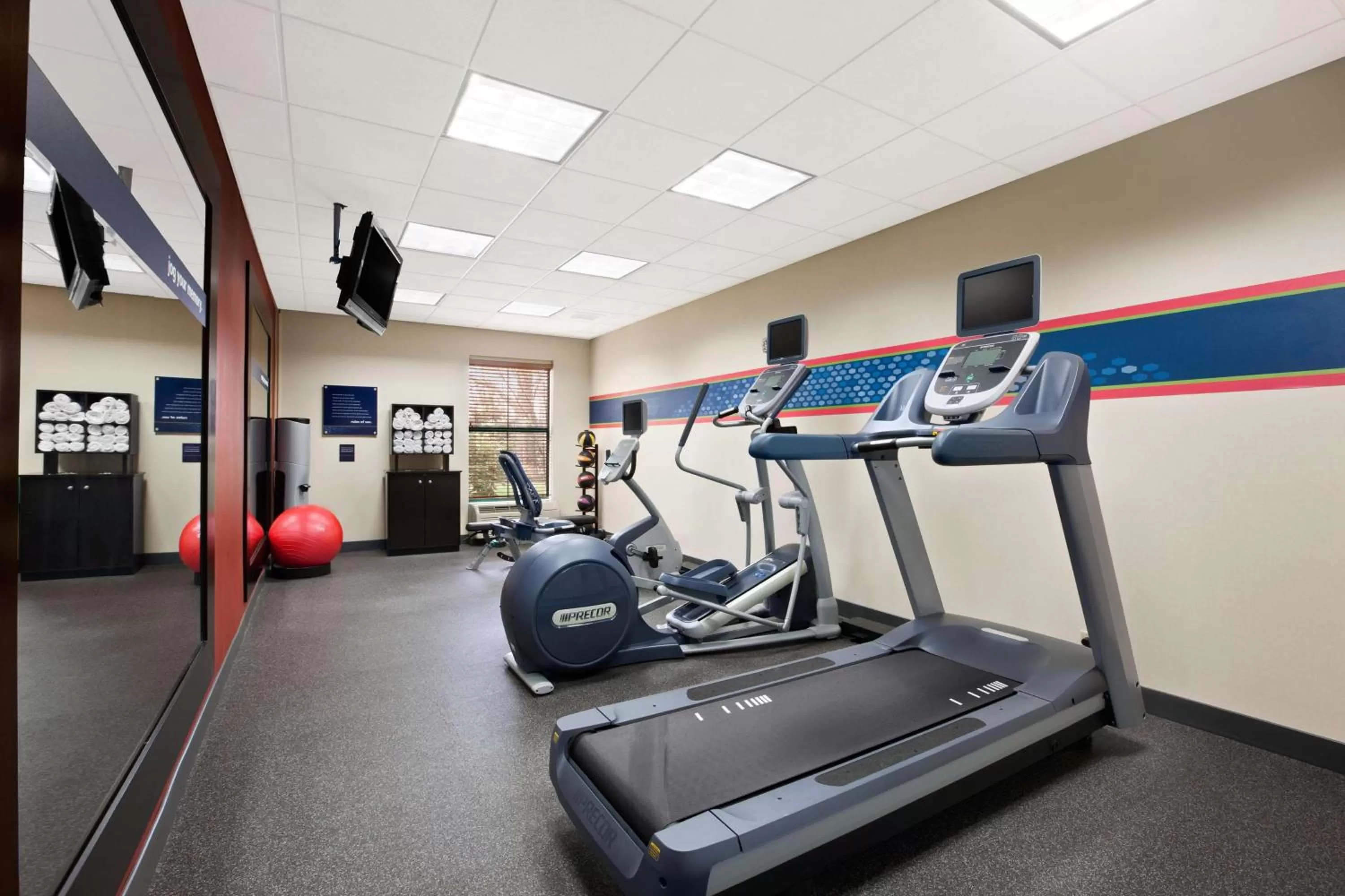 Fitness centre/facilities in Hampton Inn Freeport/Brunswick