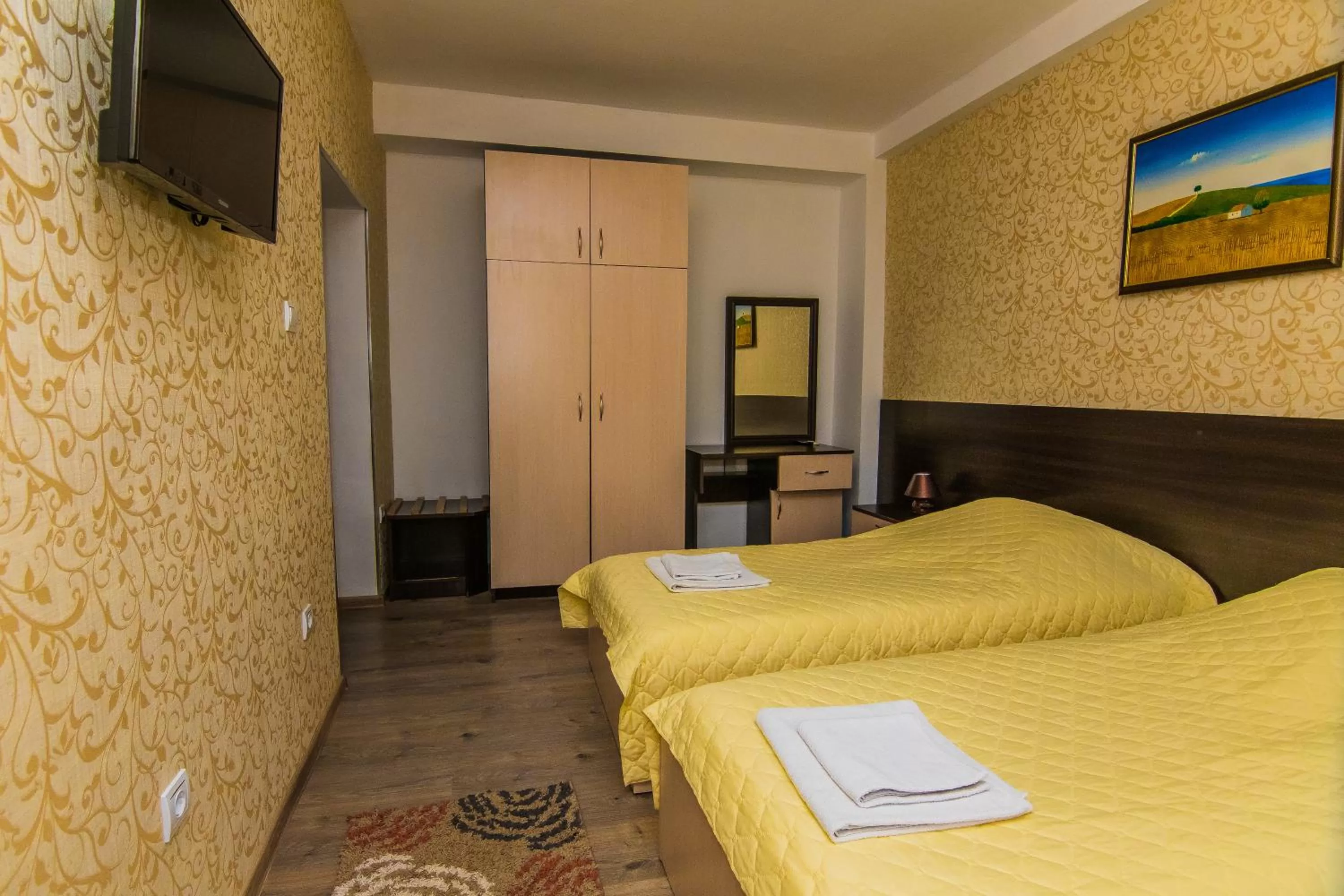 Bed in Vida Family Hotel