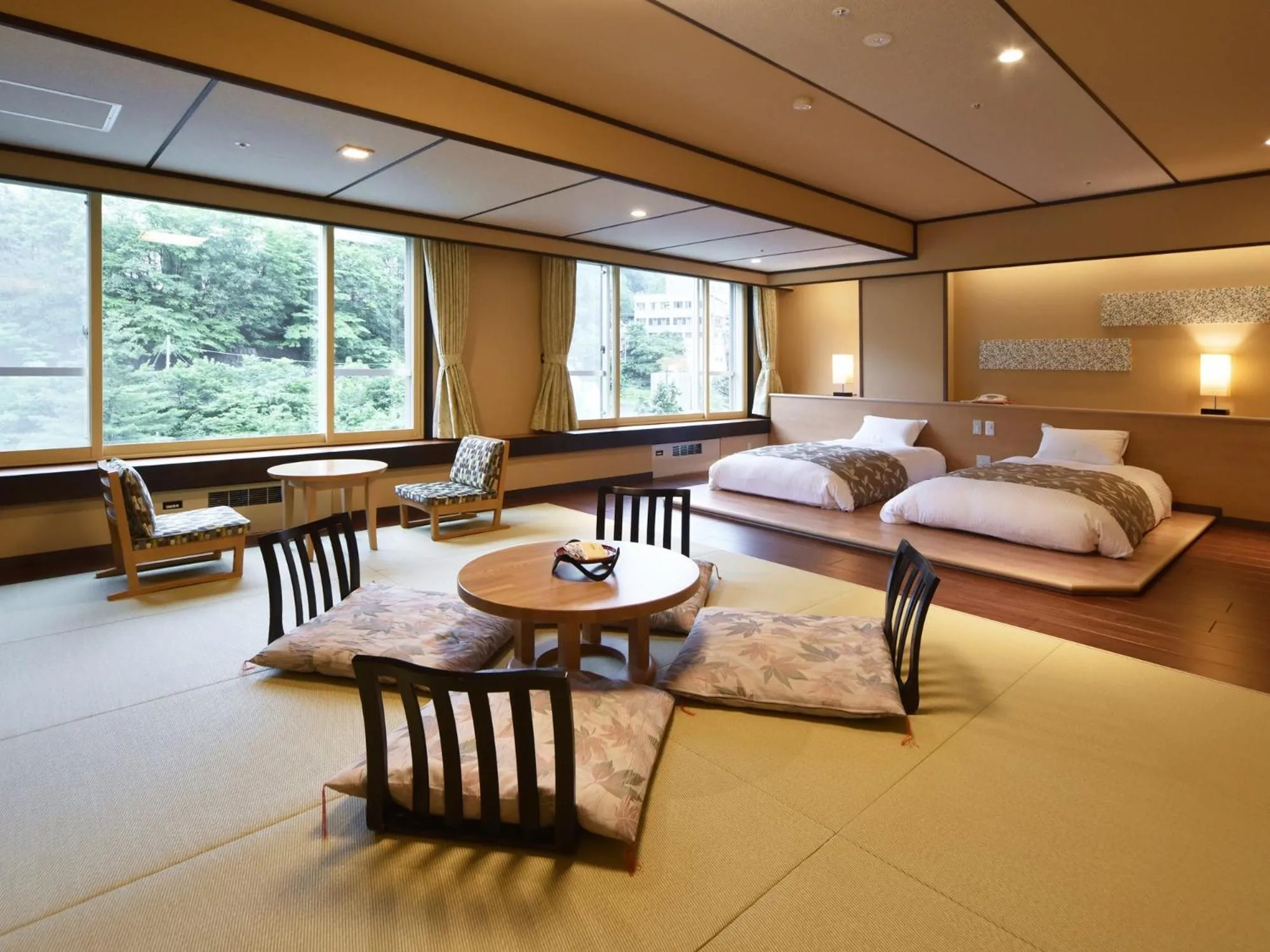 Deluxe Twin Room with Tatami Area - Non-Smoking in jyozankei SHIKAnoYU