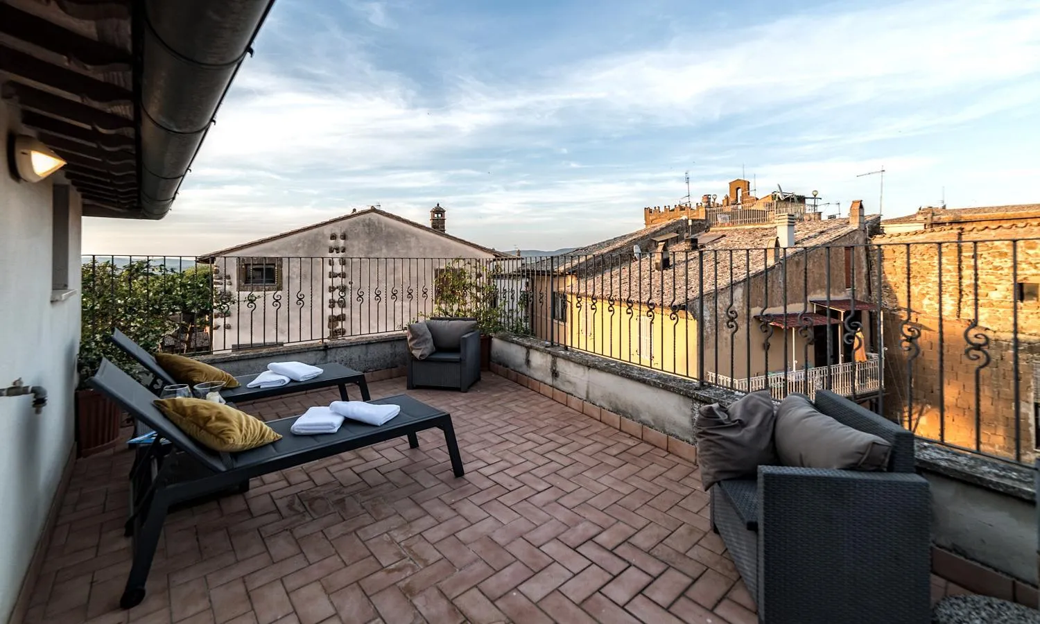 Balcony/Terrace in Grand Hotel Italia