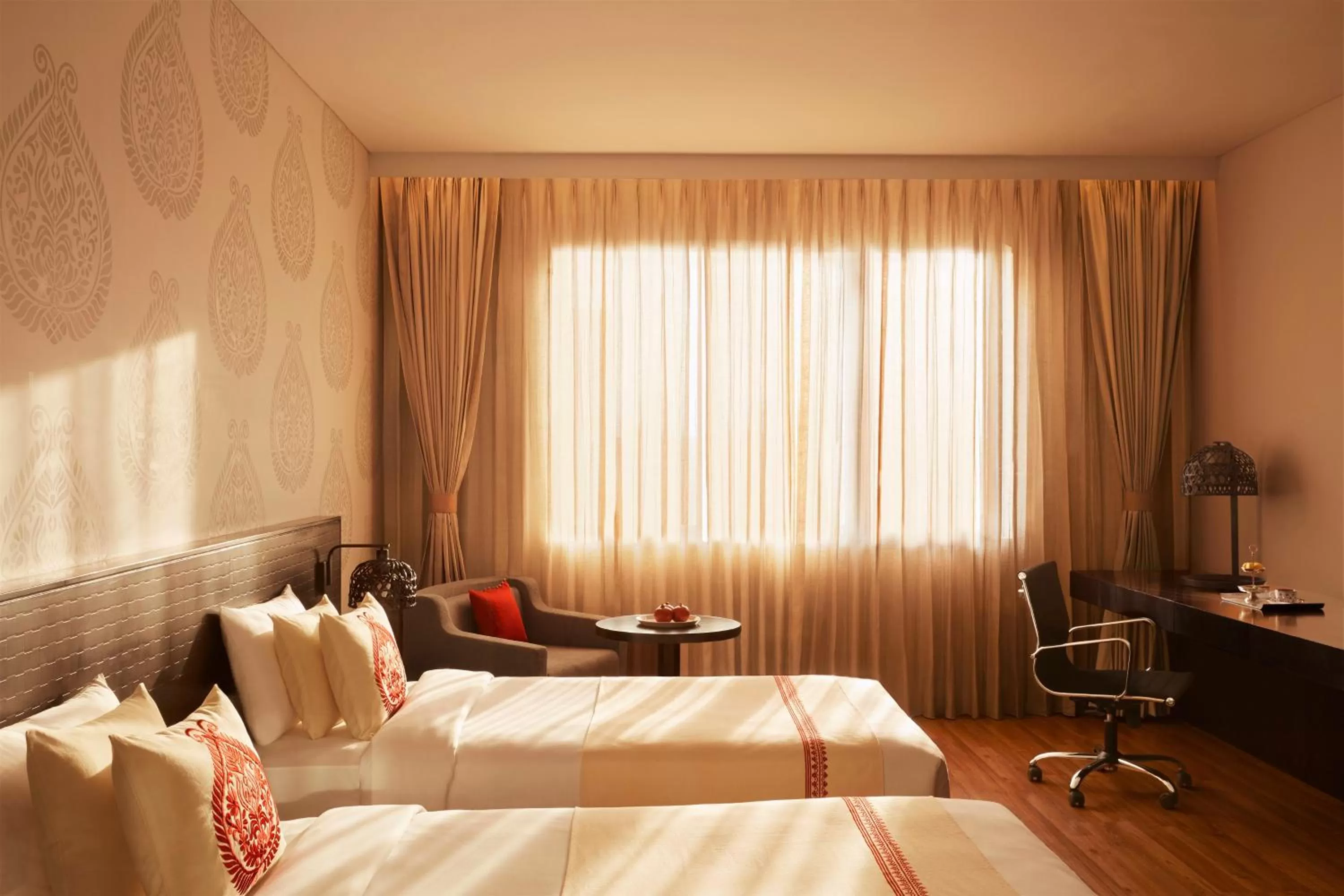 Bed in Vivanta Guwahati