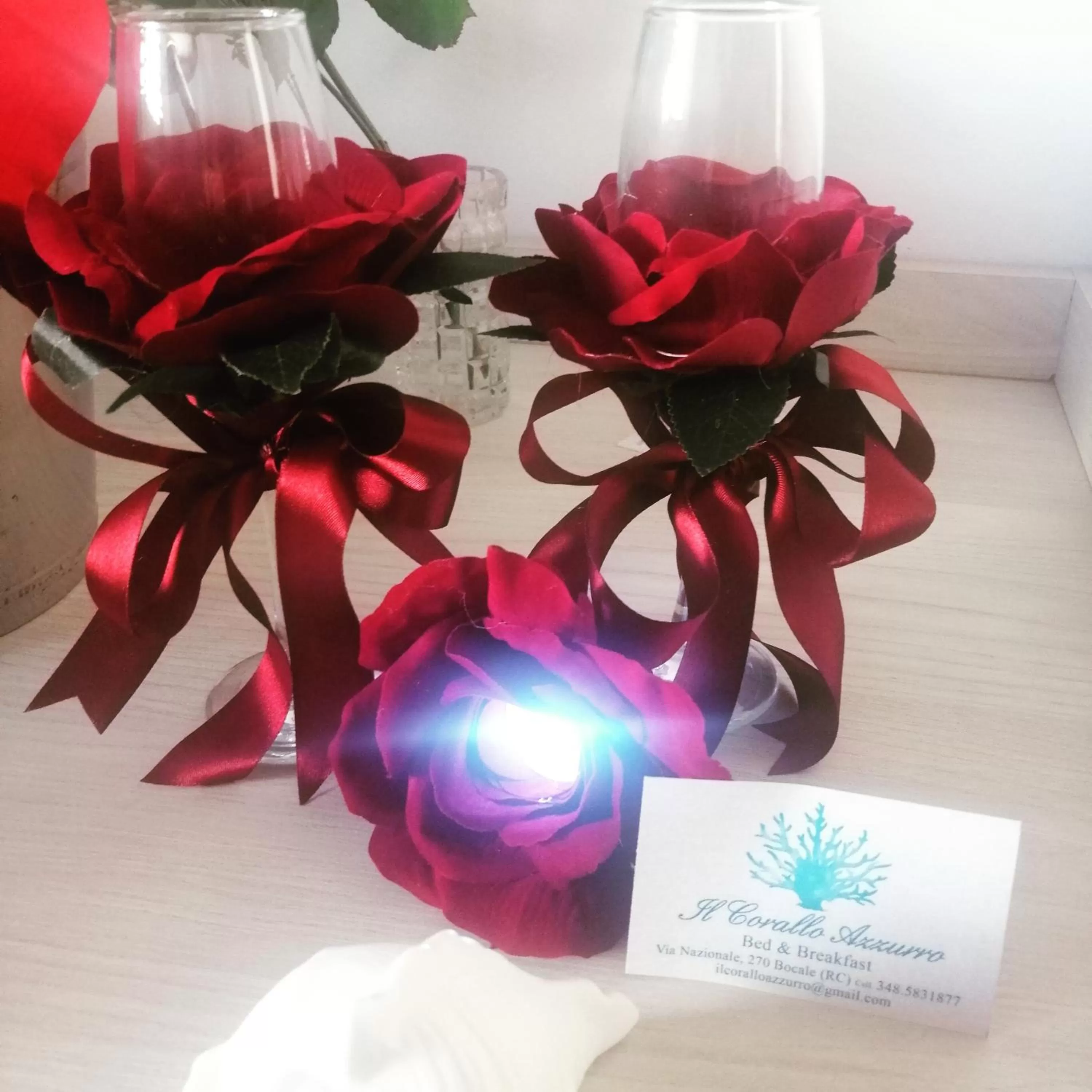 Food and drinks in Il corallo azzurro