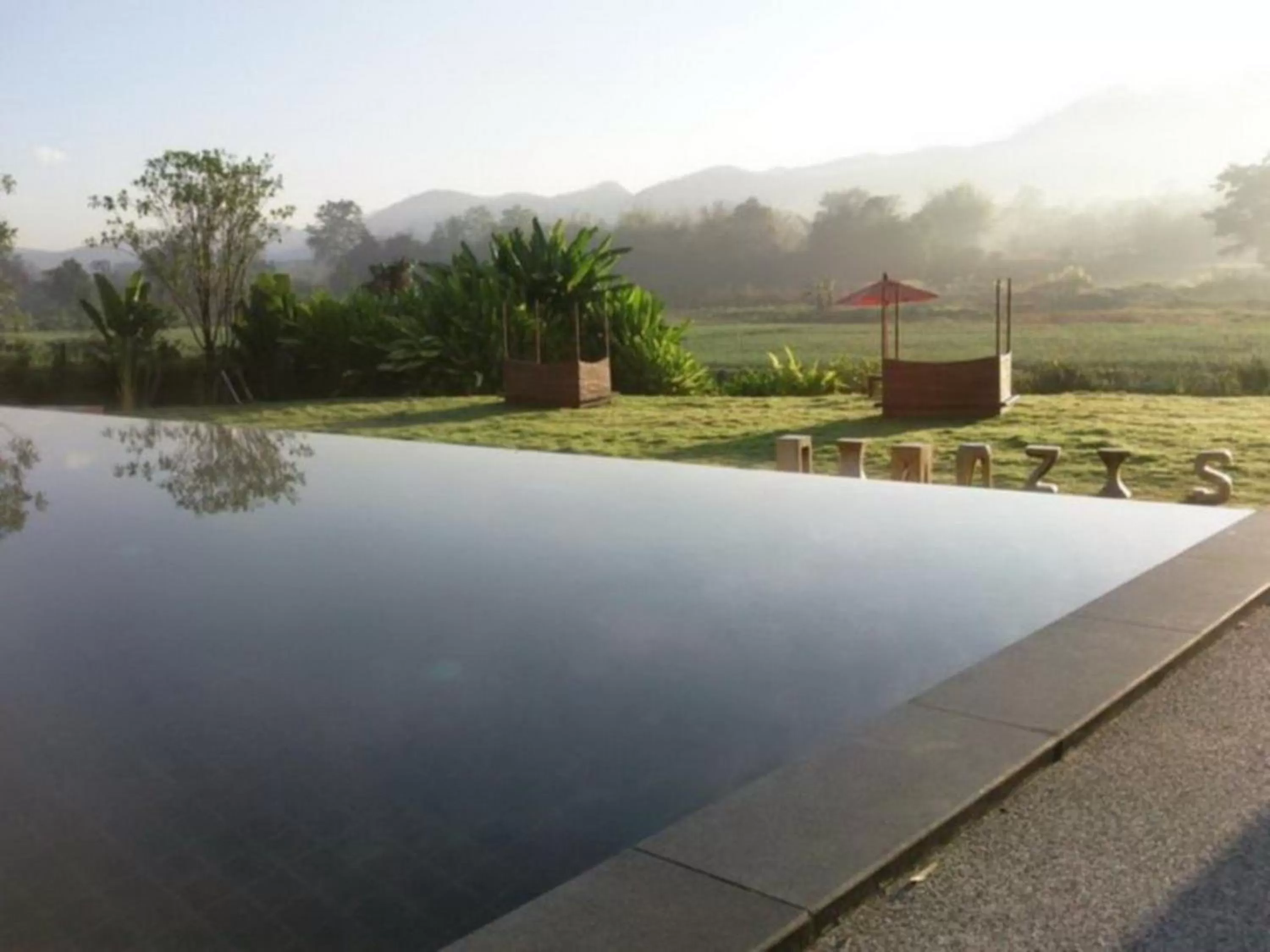 Swimming pool in Yoma Hotel, Pai