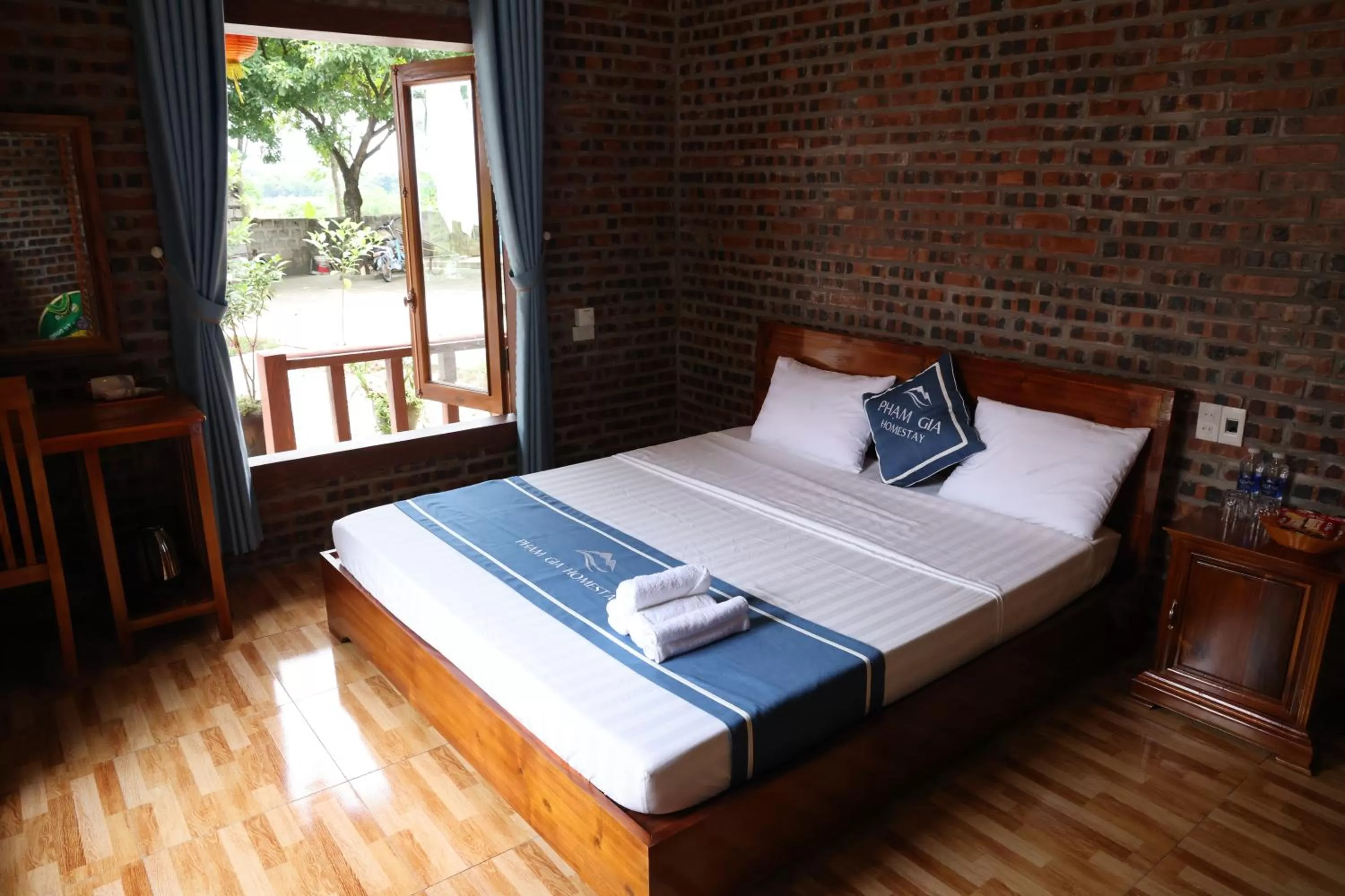 Bed in Phạm Gia Homestay Ecogarden