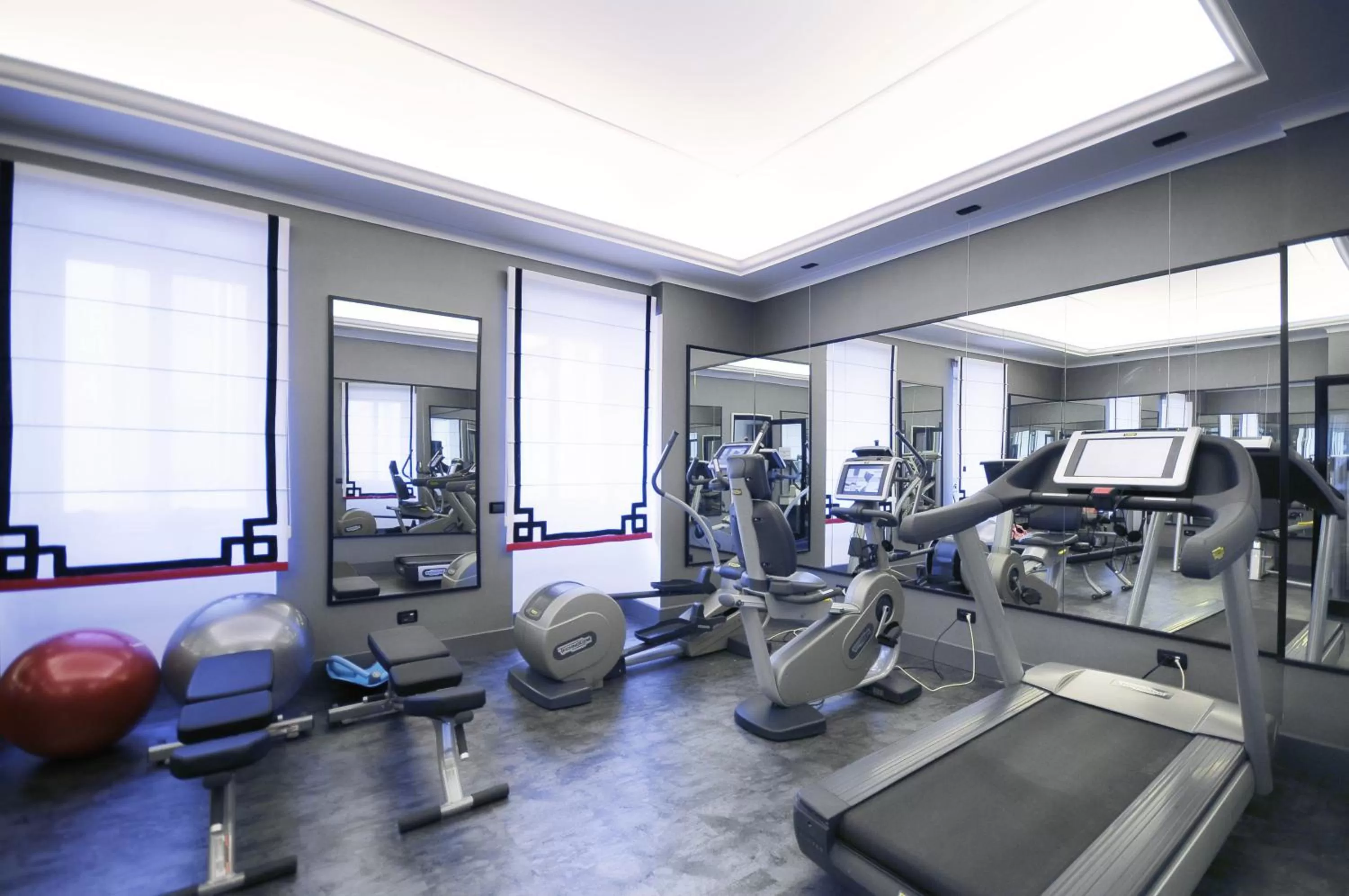 Fitness centre/facilities in Grand Hotel Santa Lucia