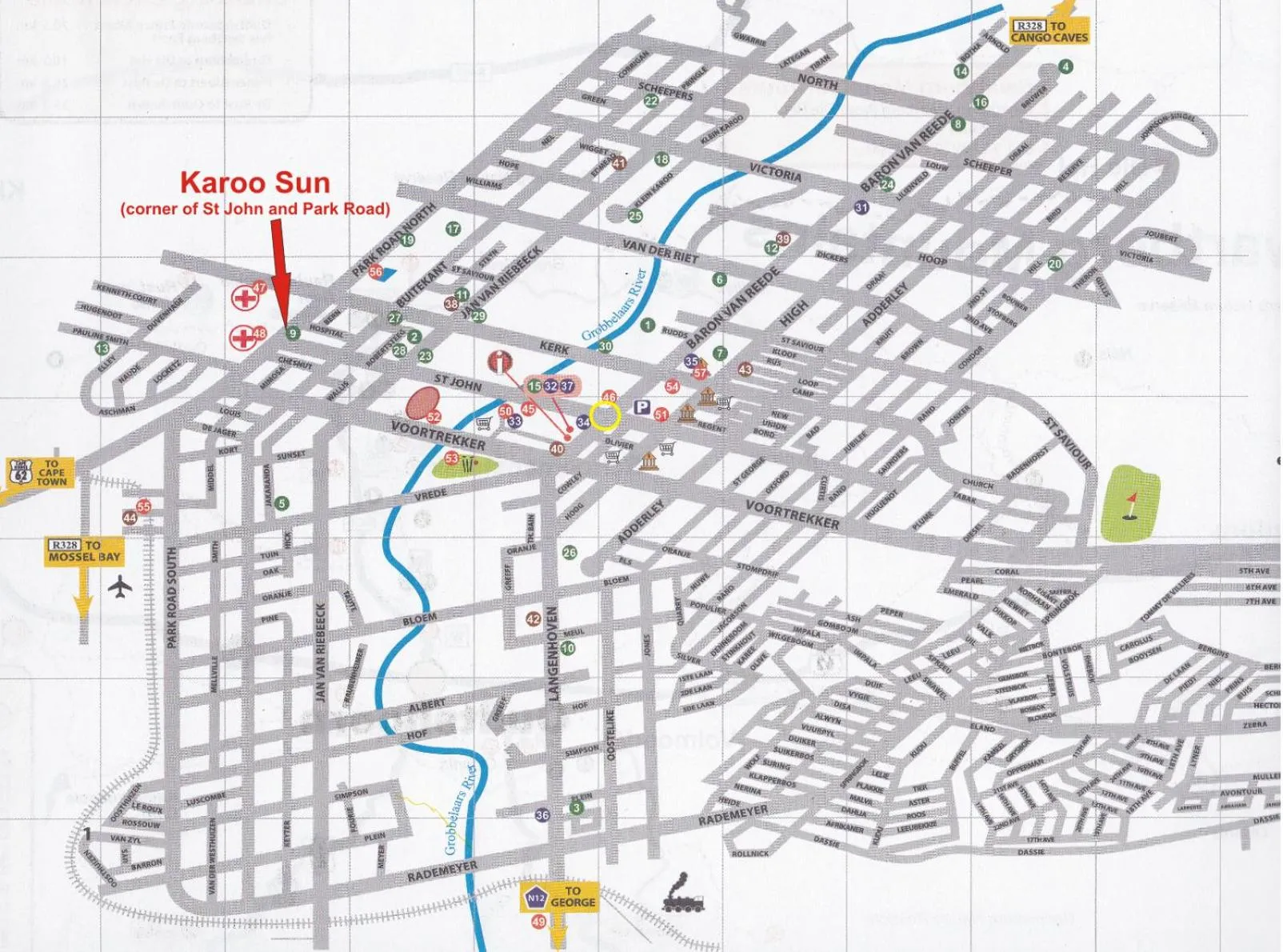 Area and facilities in Karoo Sun Boutique Guest House