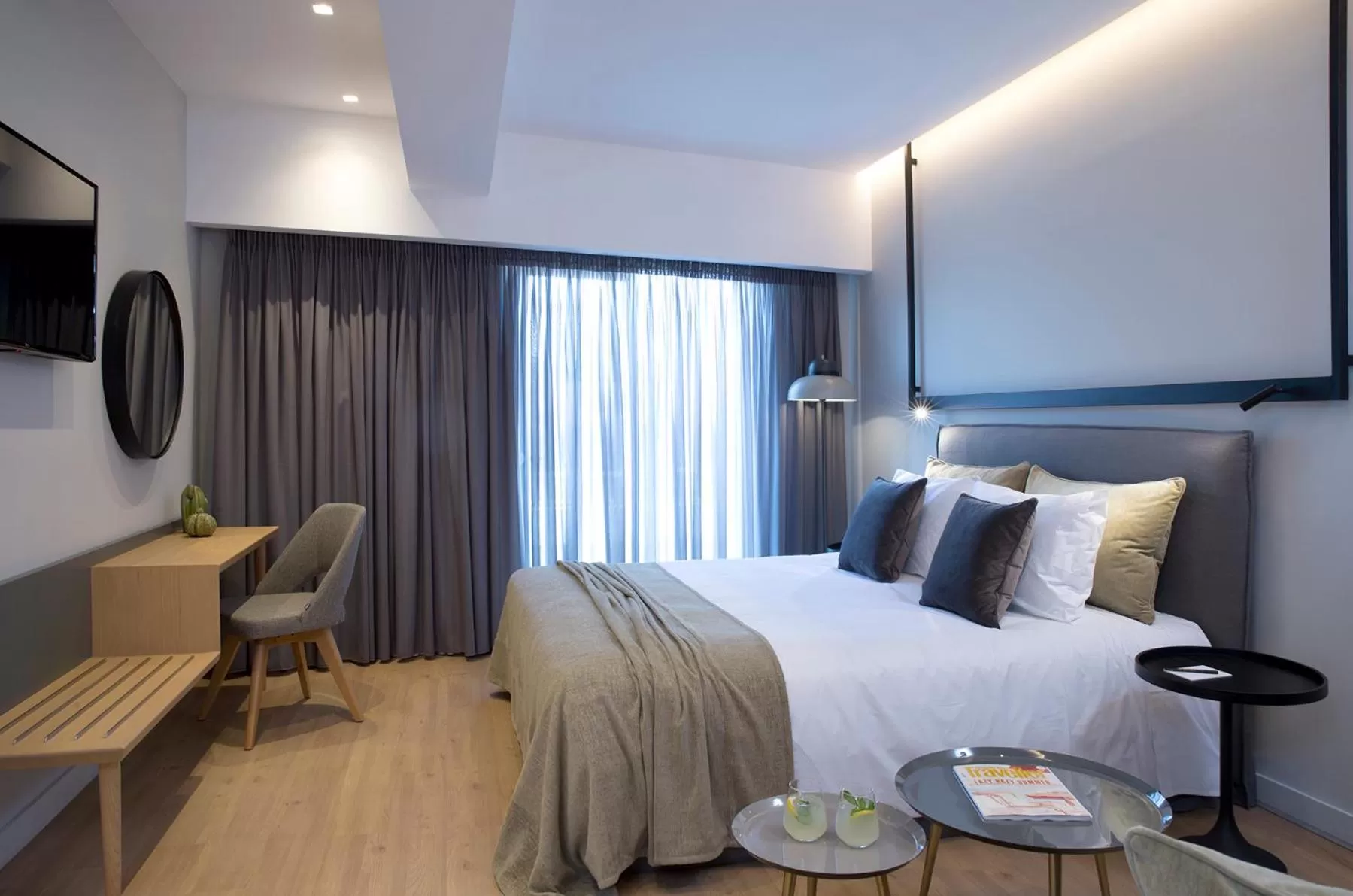 Photo of the whole room, Bed in The Alex Monte Kastella, Santikos Collection